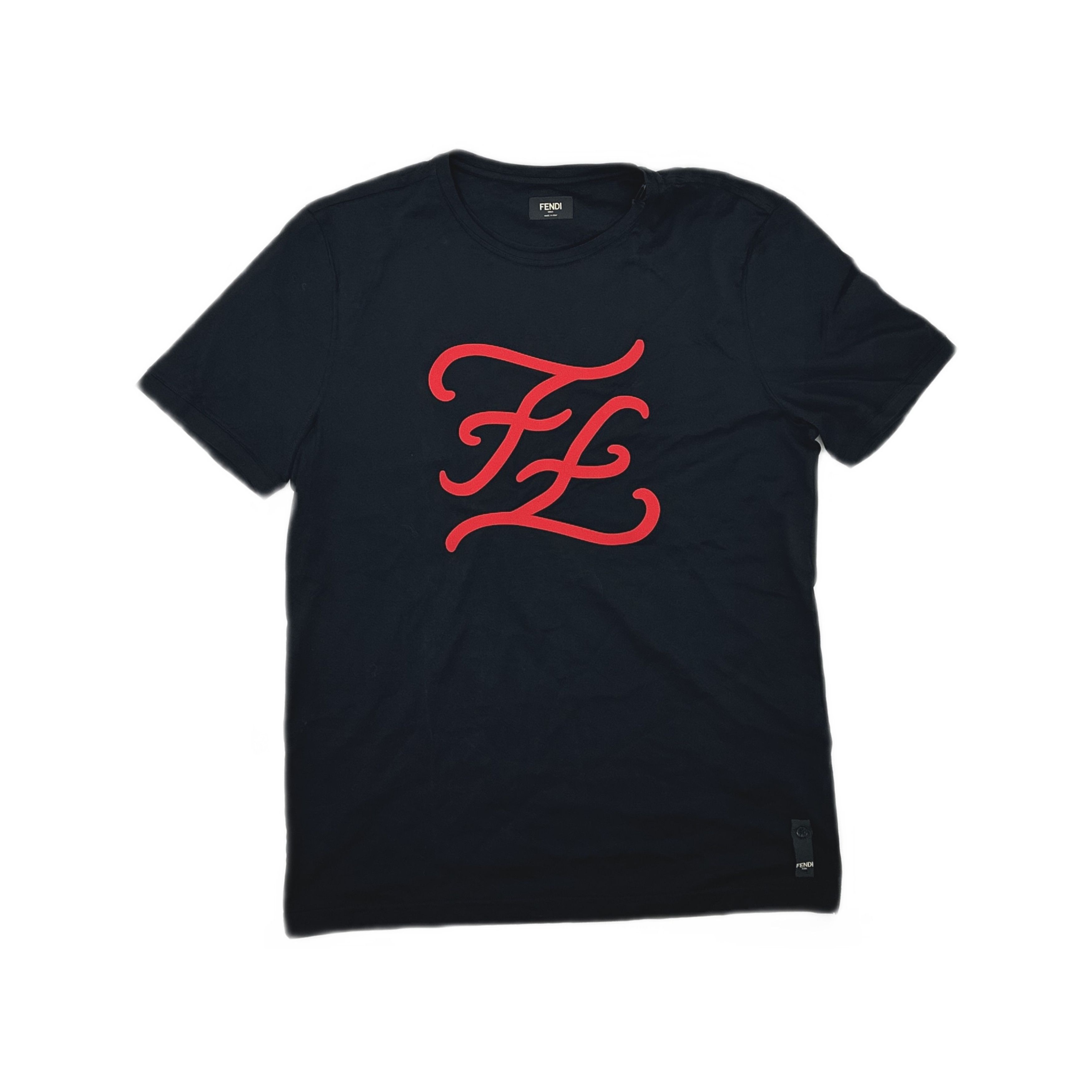 Fendi Fendi Karligraphy Logo T-Shirt Size XL Size US XL / EU 56 / 4 - 1 Thumbnail