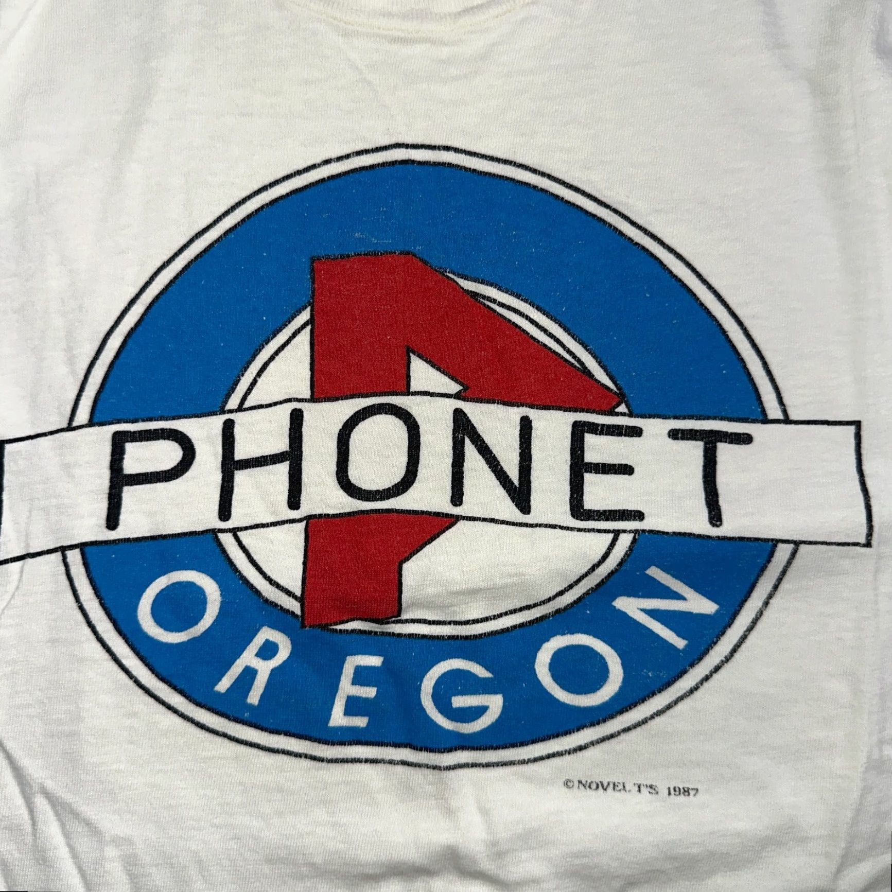 Vintage VINTAGE Oregon 80s Phonet VTG T Shirt Large Stedman Single Stitch Graphic PDX Racing Rap Size US L / EU 52-54 / 3 - 2 Thumbnail