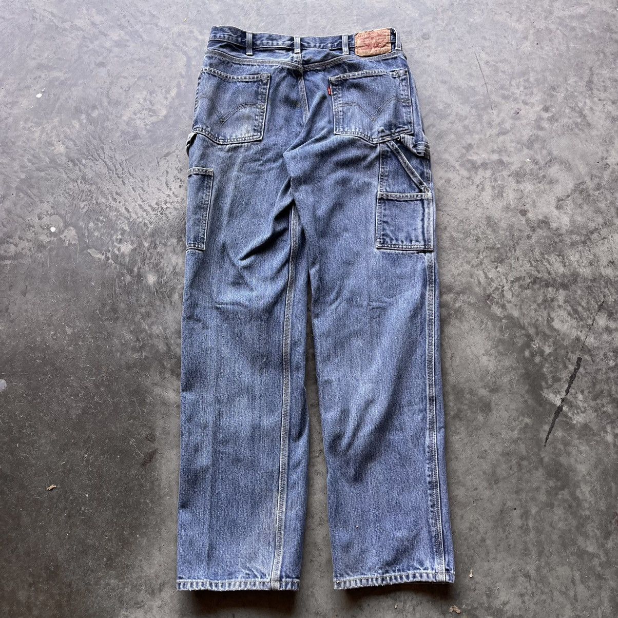 Levi's × Vintage Vintage Levi's 550 Carpenter Pants 34x34 Relaxed Fit Faded Size US 34 / EU 50 - 6 Thumbnail