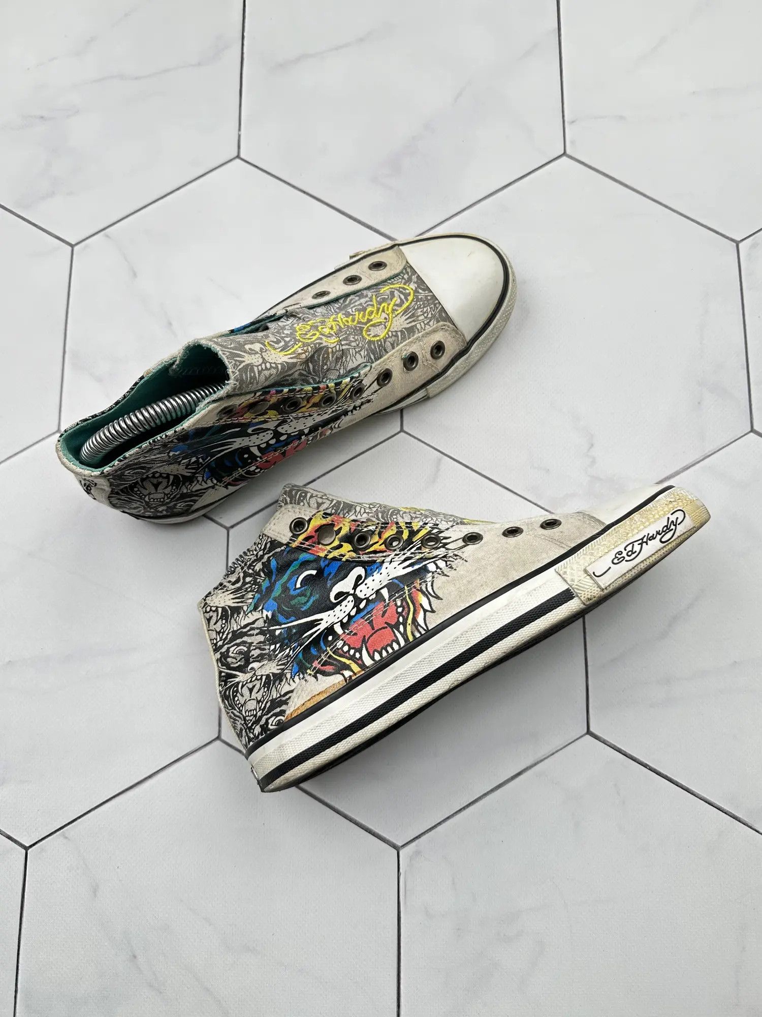 Ed Hardy Ed Hardy Vintage Shoes (B287) Size US 5 / IT 35 - 1 Thumbnail