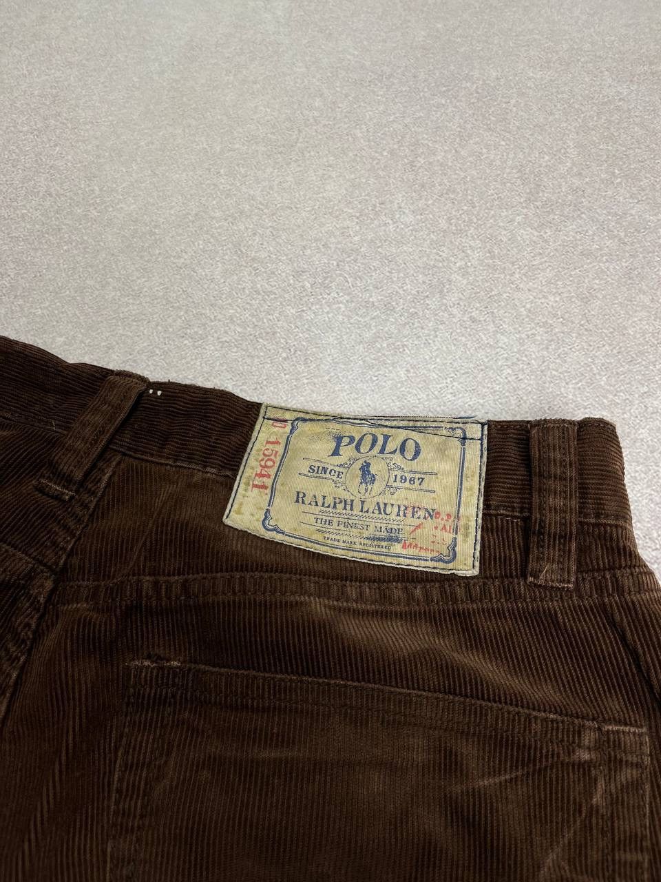 Polo Ralph Lauren Vintage Polo Ralph Lauren Baggy Velvet Flared Pants 31x34 Size US 31 - 10 Thumbnail