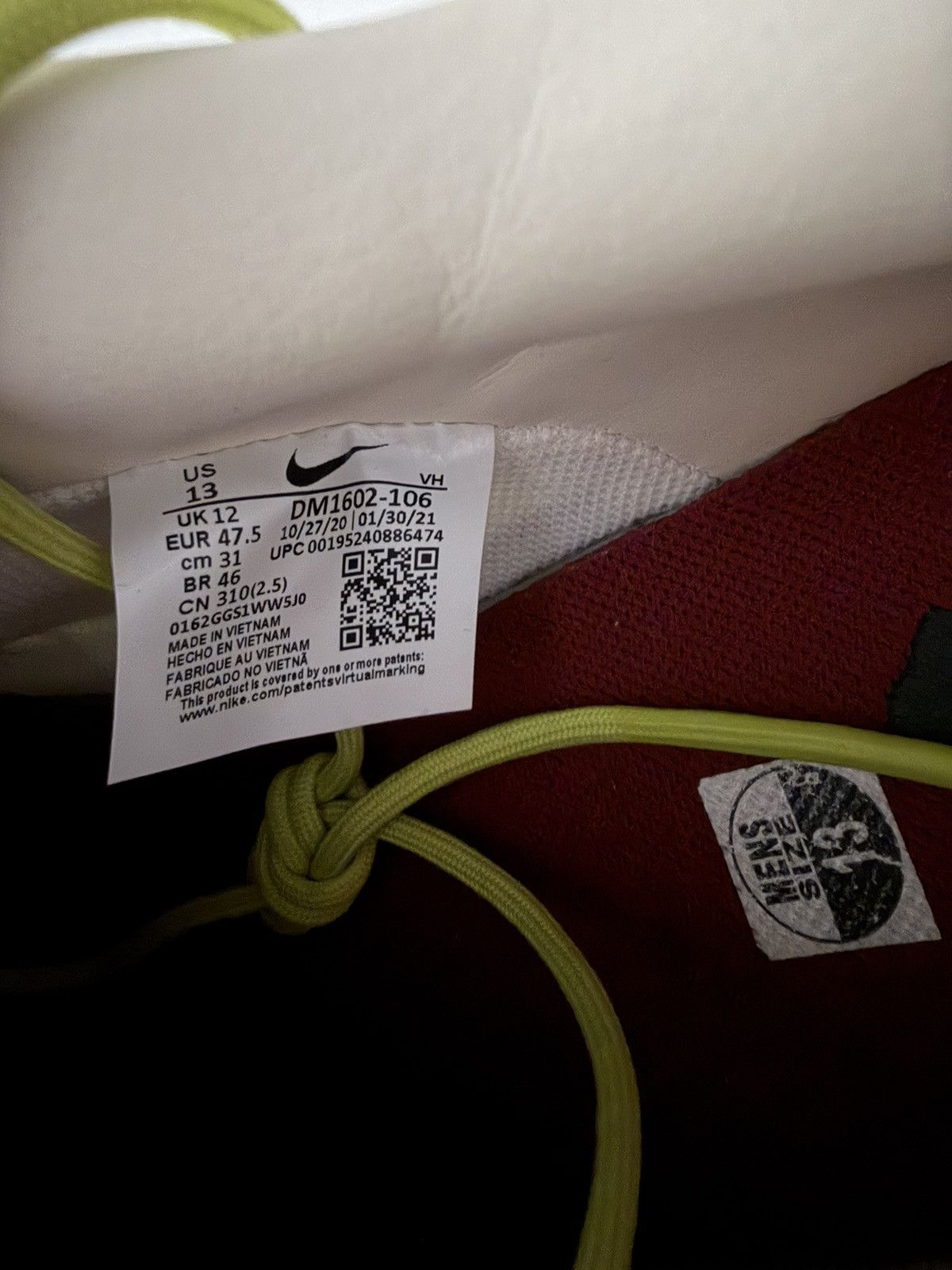 Nike × Off-White Nike Dunk Low Off-White Lot 8 Size US 13 / EU 46 - 9 Thumbnail