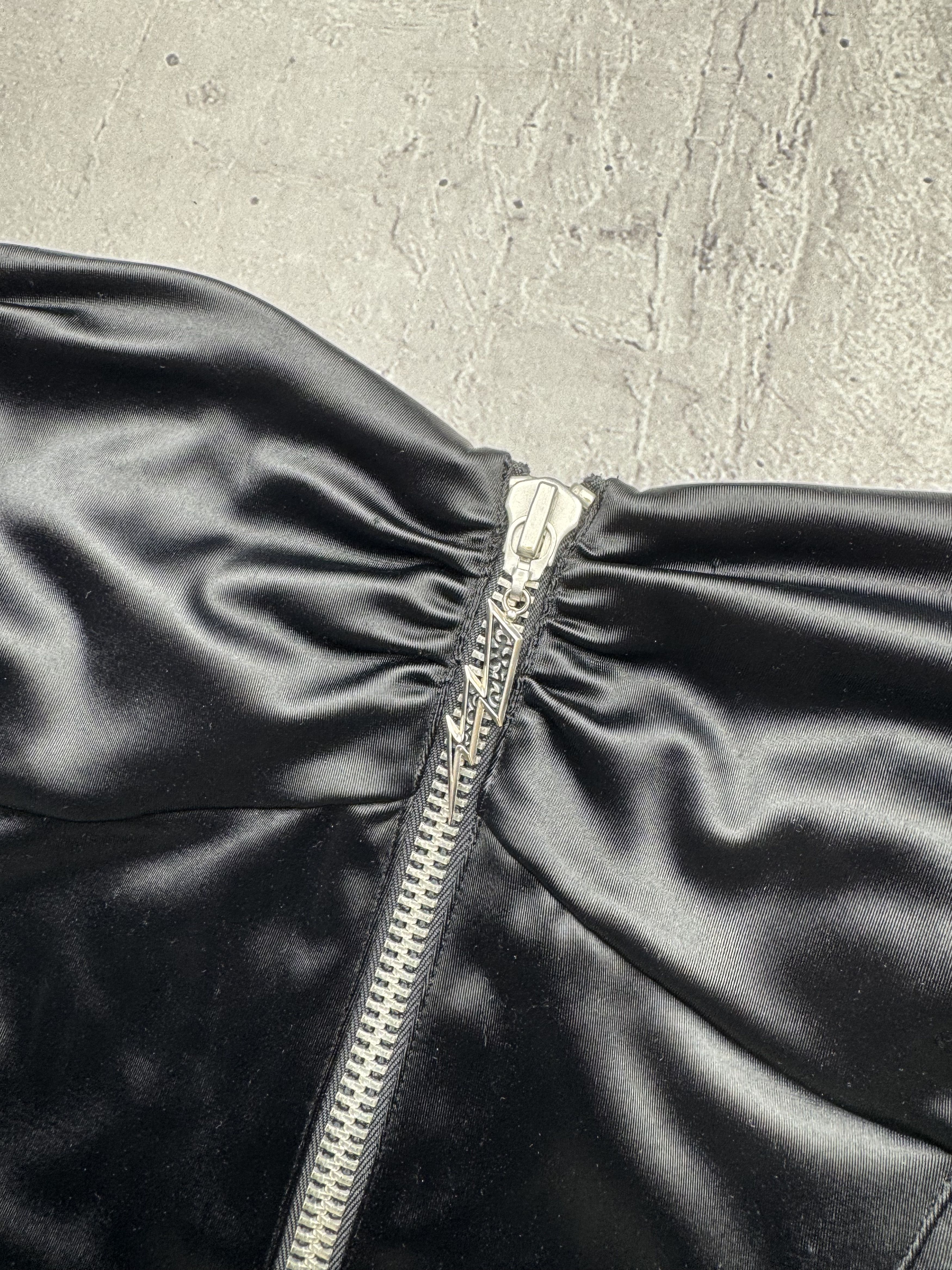 Faith Connexion × Vintage Faith Connexion Vintage Full Zip Mini Dress Size M / US 6-8 / IT 42-44 - 4 Thumbnail