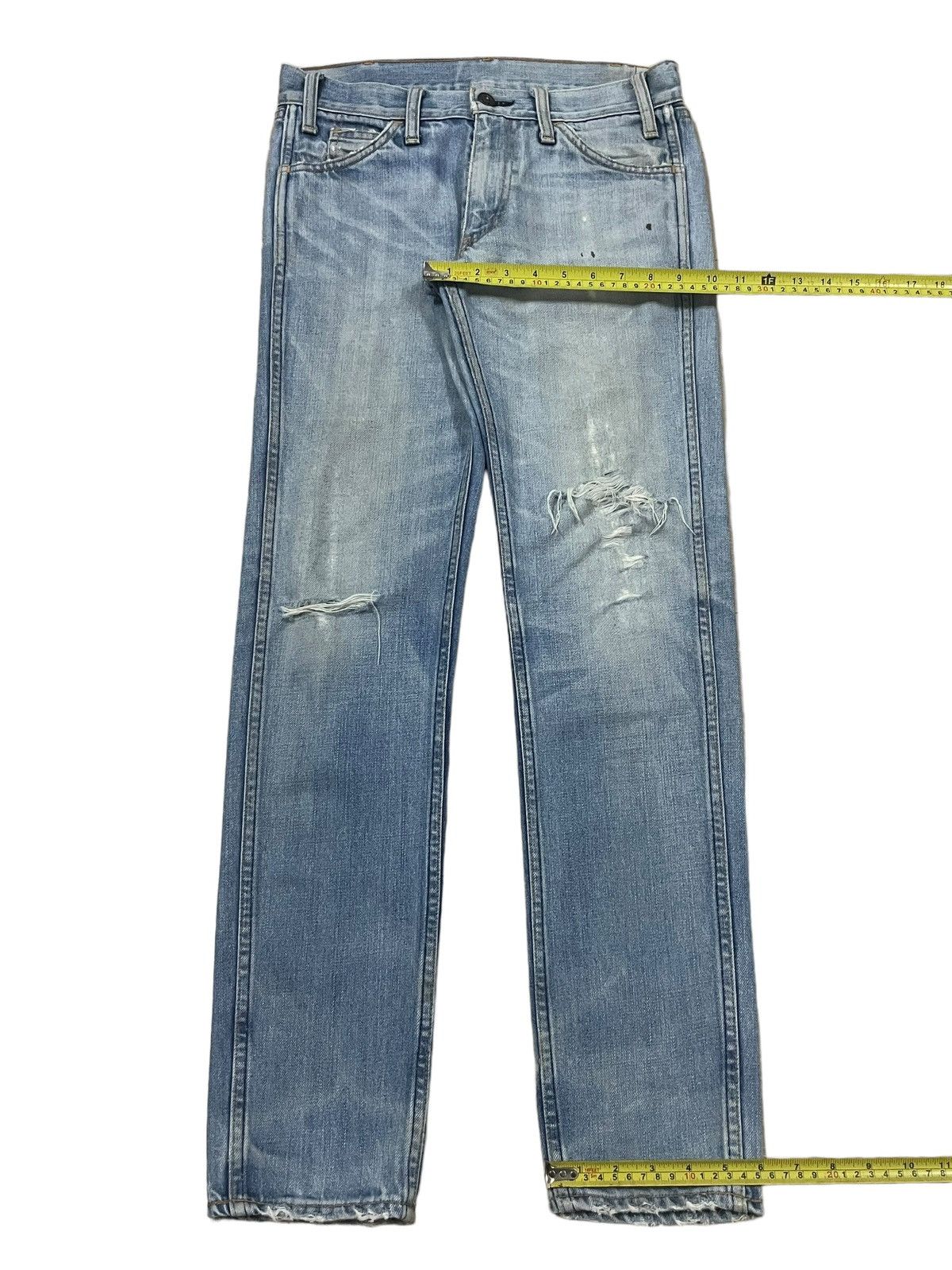 Levi's Vintage Clothing 1990s Levi’s 501 Orange Tab Big E Lot 68606 Distressed Jeans Size US 29 - 16 Thumbnail