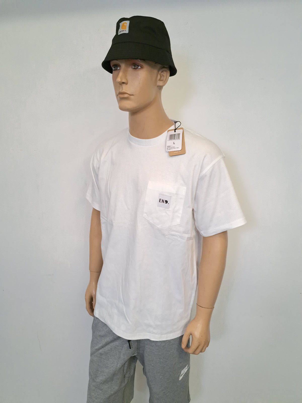 Carhartt Wip × END. Carhartt WIP x END T-Shirt American Crewneck w/ Pocket NWT Size US L / EU 52-54 / 3 - 2 Thumbnail