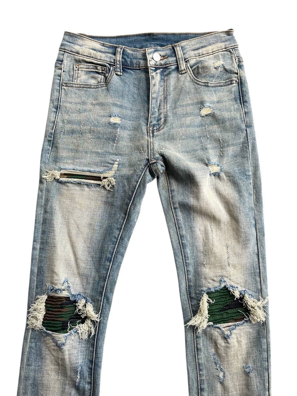 If Six Was Nine Japanese Brand MNML Distressed Skinny Jeans Size US 28 / EU 44 - 3 Thumbnail