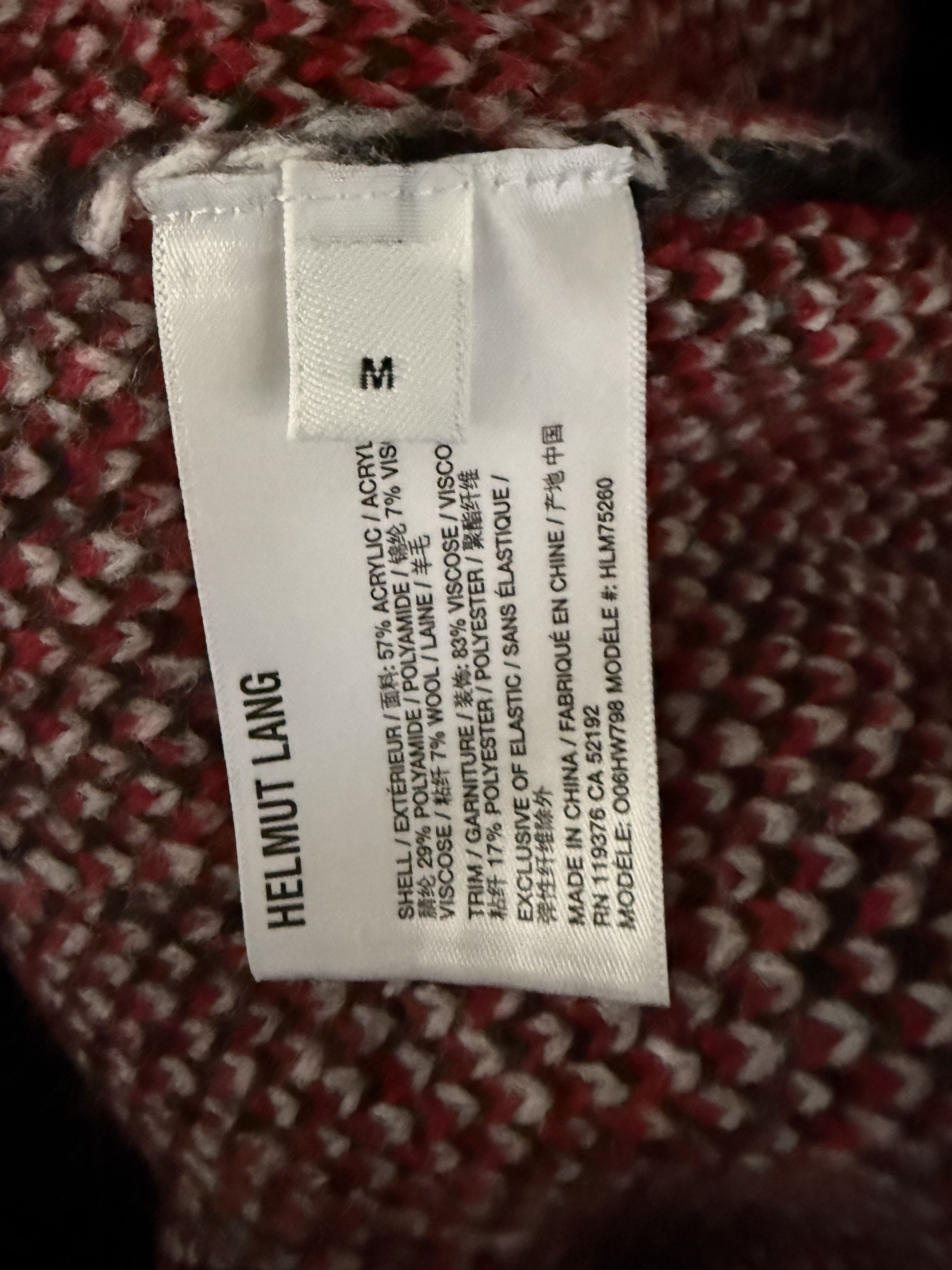 Helmut Lang Chunky Plaid Turtleneck Sweater Size US M / EU 48-50 / 2 - 16 Thumbnail
