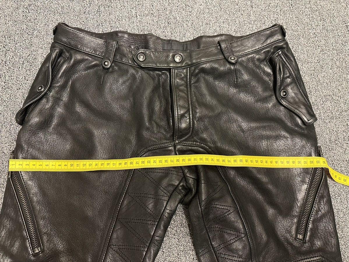 Burberry Prorsum Burberry Prorsum ss11 leather biker pants size IT 52 Size US 34 / EU 50 - 4 Thumbnail