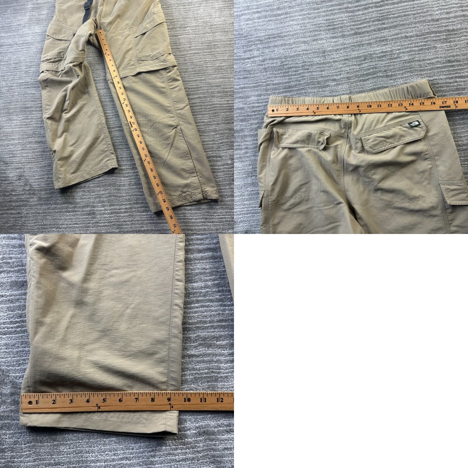 The North Face The North Face Pants Mens Medium Beige Tan 2 in 1 Convertible Shorts Cargo Size US 31 - 9 Thumbnail