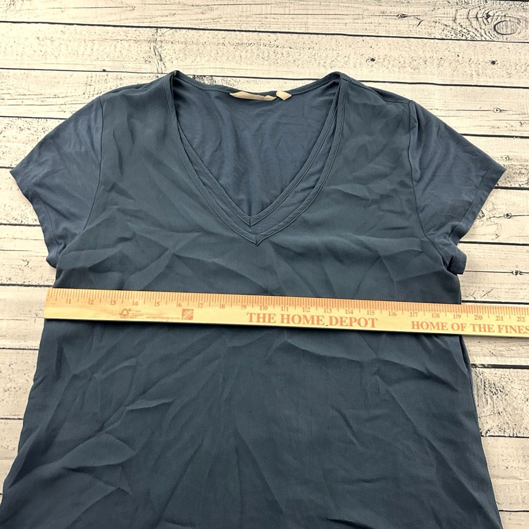 Soft Surroundings Soft Surroundings Short Sleeve Top Women L Blue Shirt Womens Size L Blue Size L / US 10 / IT 46 - 4 Thumbnail