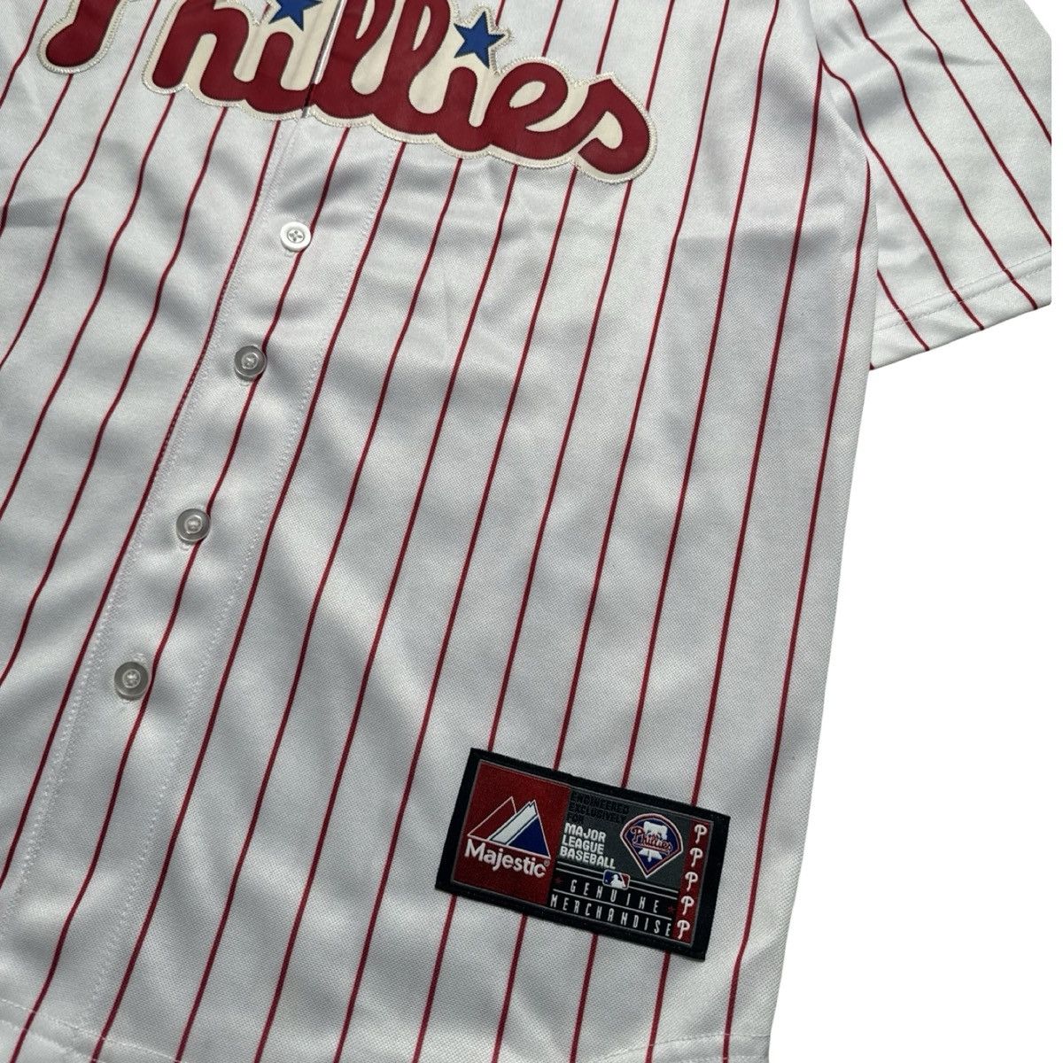 Majestic Philadelphia Phillies Hunter Pence #3 Jersey Youth 14-16 Size US XXS / EU 40 - 2 Thumbnail