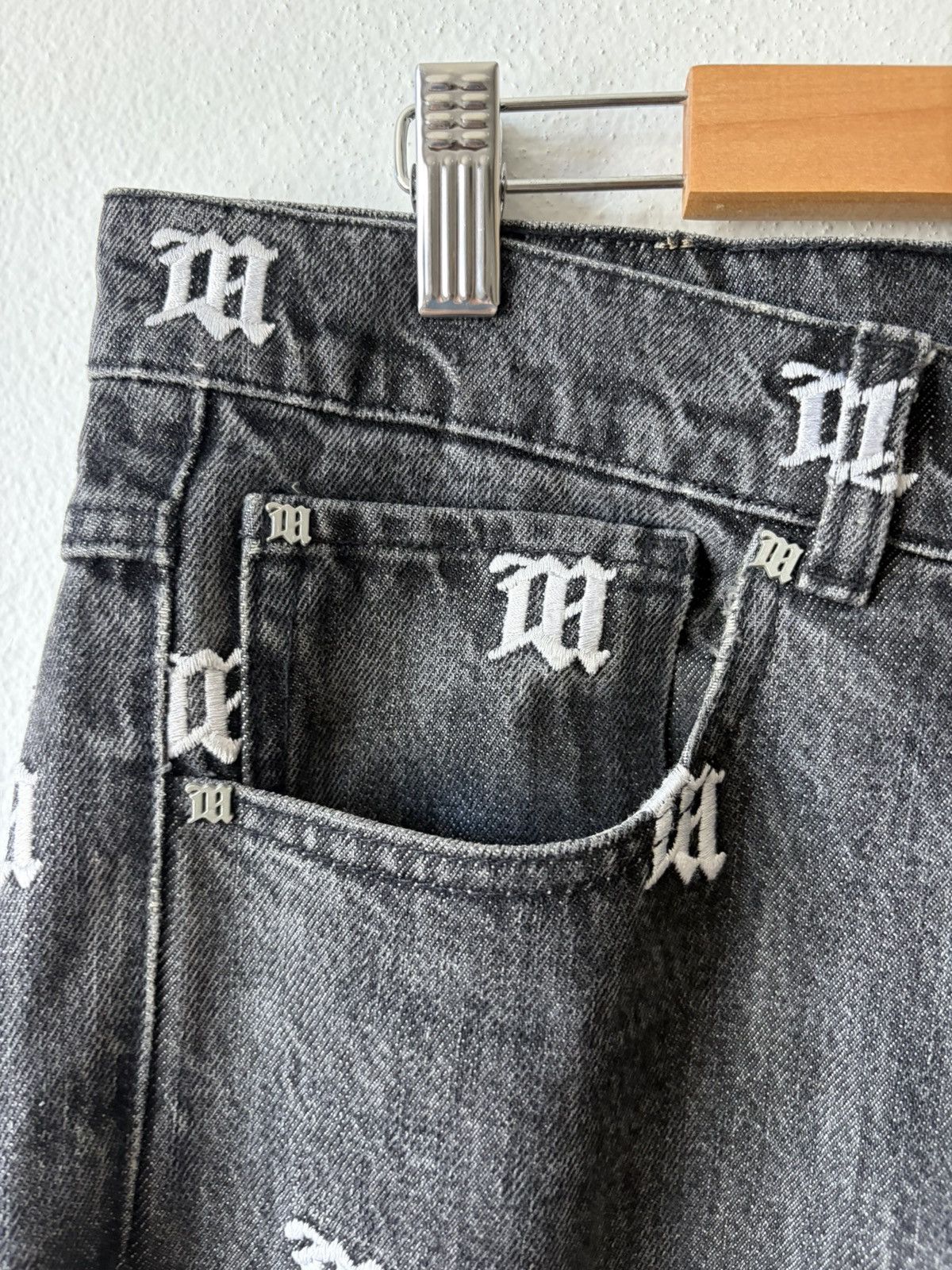 Misbhv Monogram jeans Size US 33 - 3 Thumbnail
