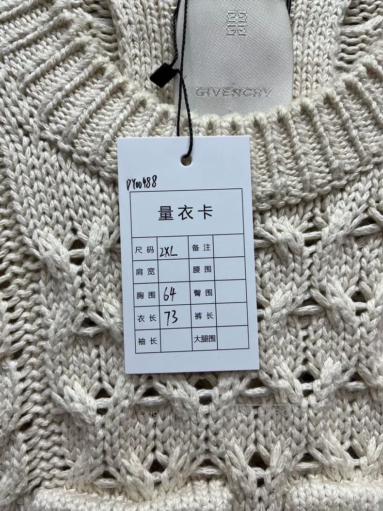 Givenchy Givenchy Thick Knit Sweater Size US XXL / EU 58 / 5 - 8 Thumbnail