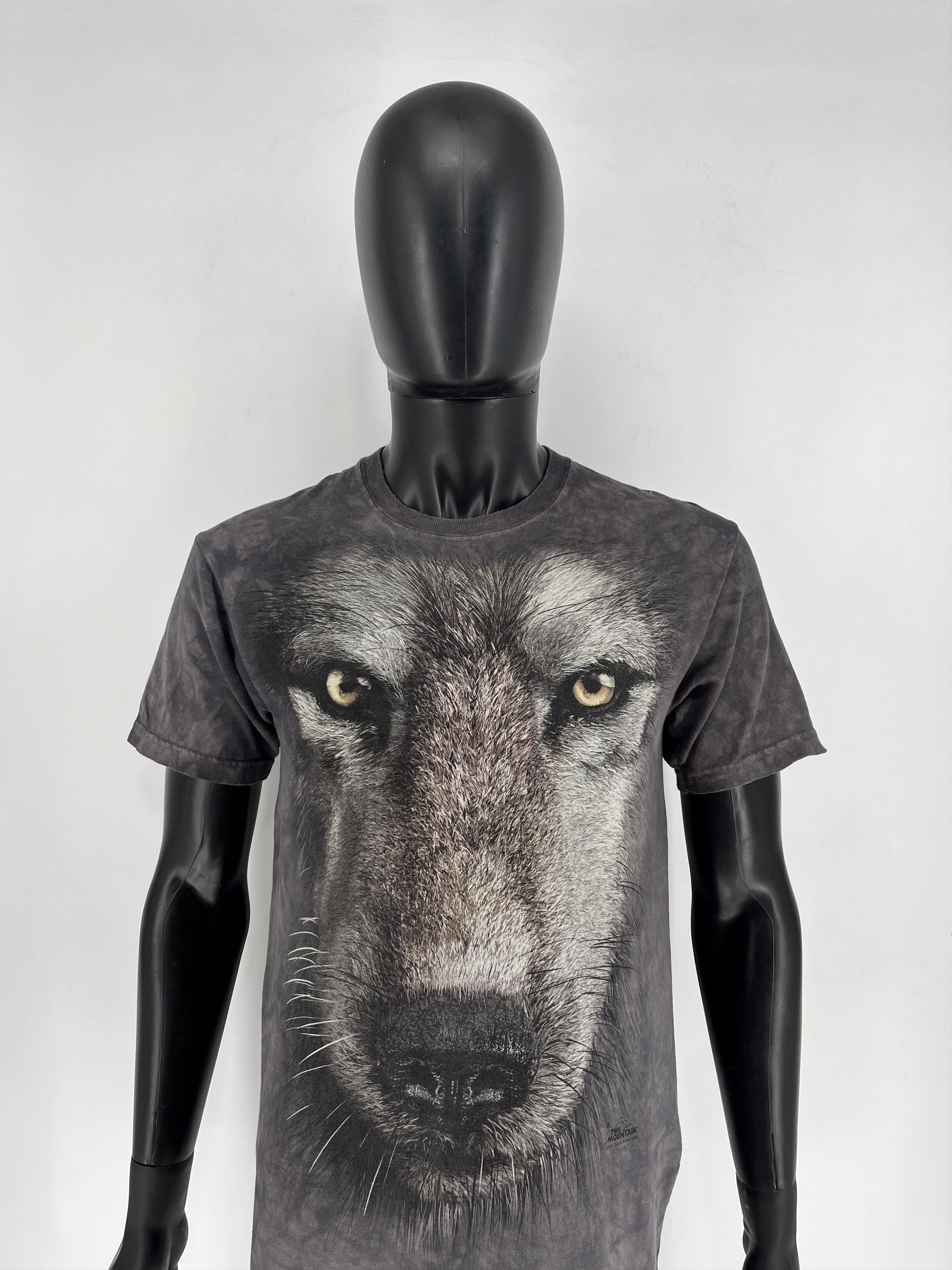 Other Vintage Y2K The Mountain Wolf Face Size S T-Shirt Size US S / EU 44-46 / 1 - 1 Thumbnail