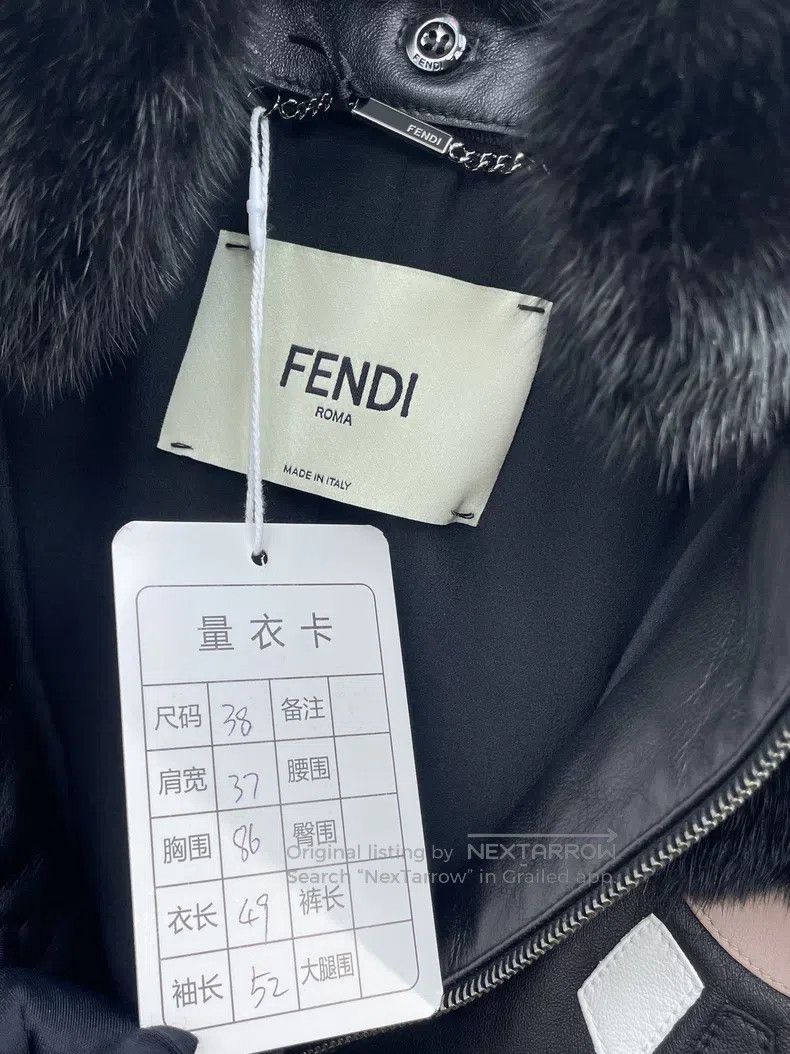 Fendi Fendi Little Monster Leather Jacket Size XS / US 0-2 / IT 36-38 - 8 Thumbnail