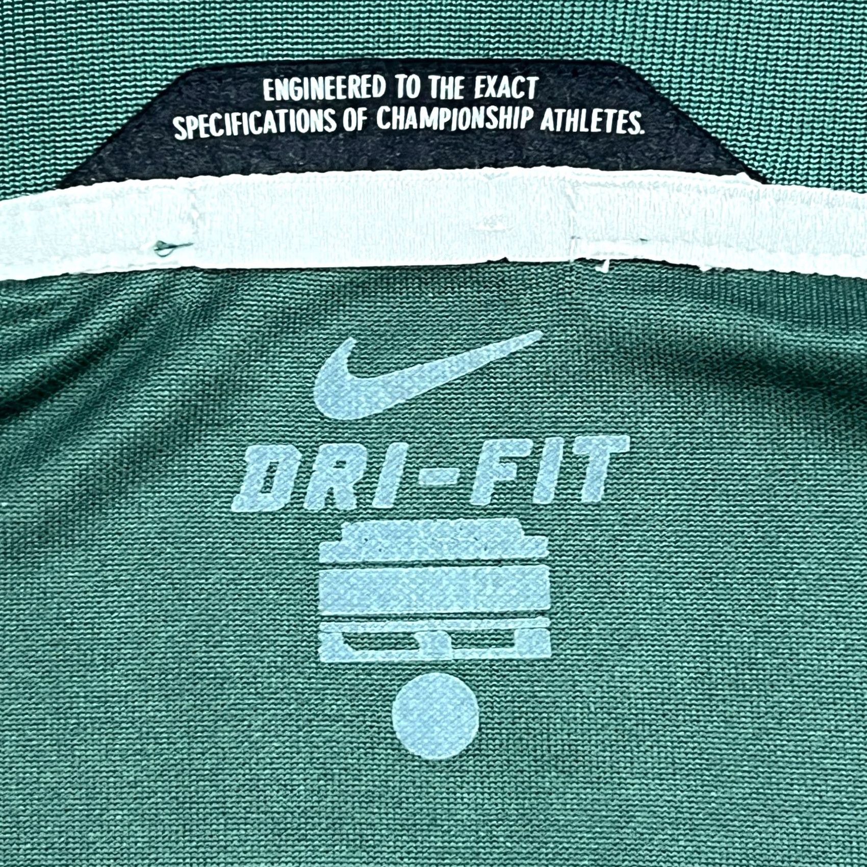 Nike Nike Michigan State Spartans Jacket Mens XL Football Green Full Zip Track Nike Shirt Size US XL / EU 56 / 4 - 6 Thumbnail