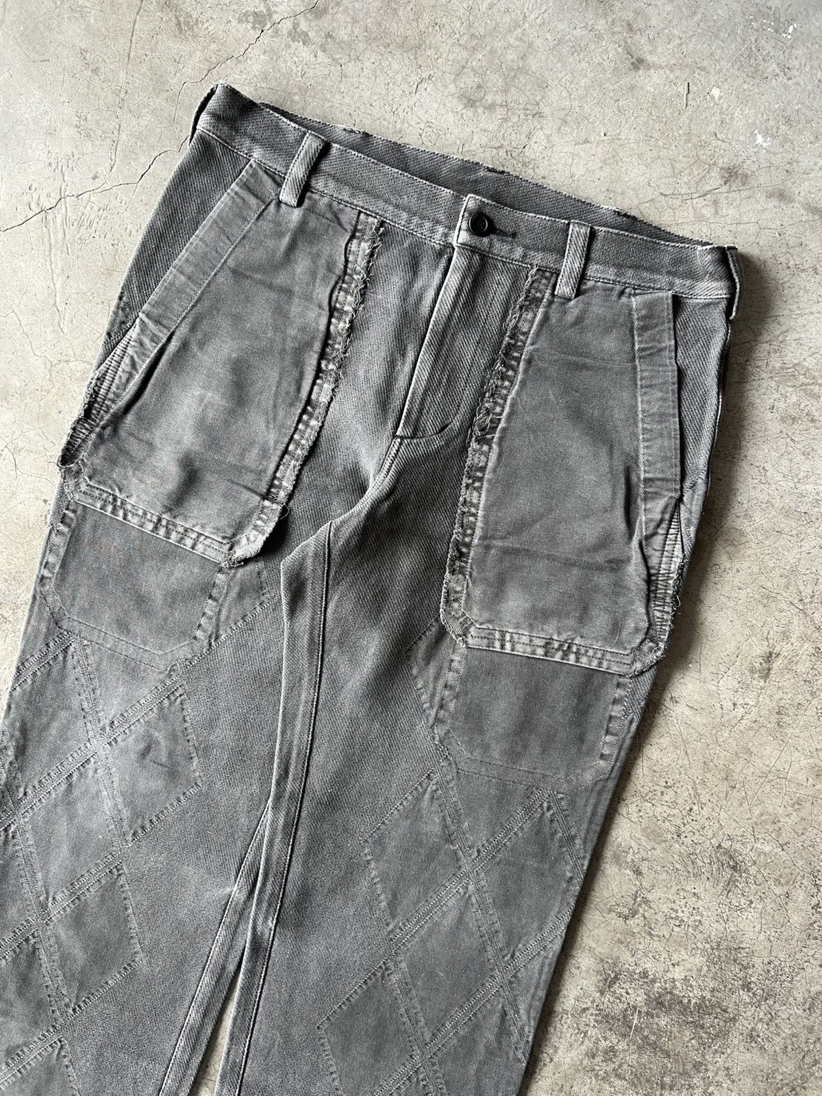 Issey Miyake Issey Miyake 2008 A-POC Inside Jacquard Front Pocket Jeans Size US 34 / EU 50 - 2 Thumbnail