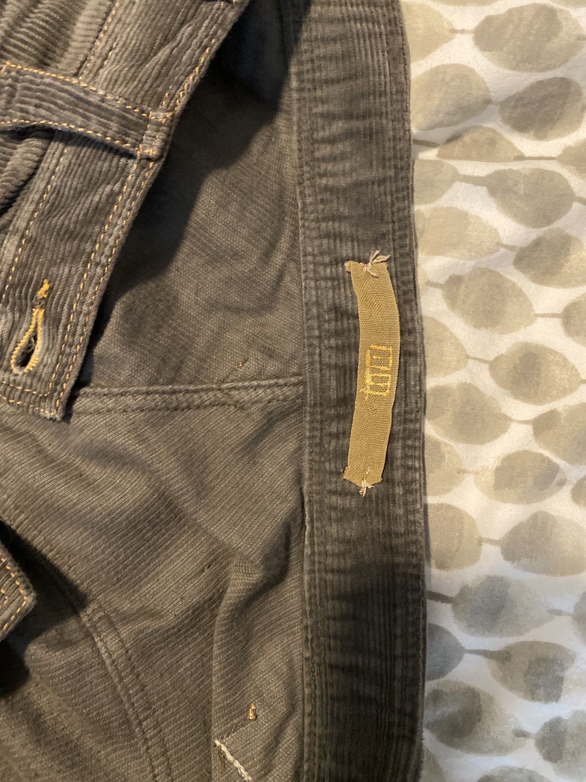Carpe Diem × Other × Other UK Atelier Baba Twisted Seam Cropped Corduroys Size 30" / US 8 / IT 44 - 3 Thumbnail