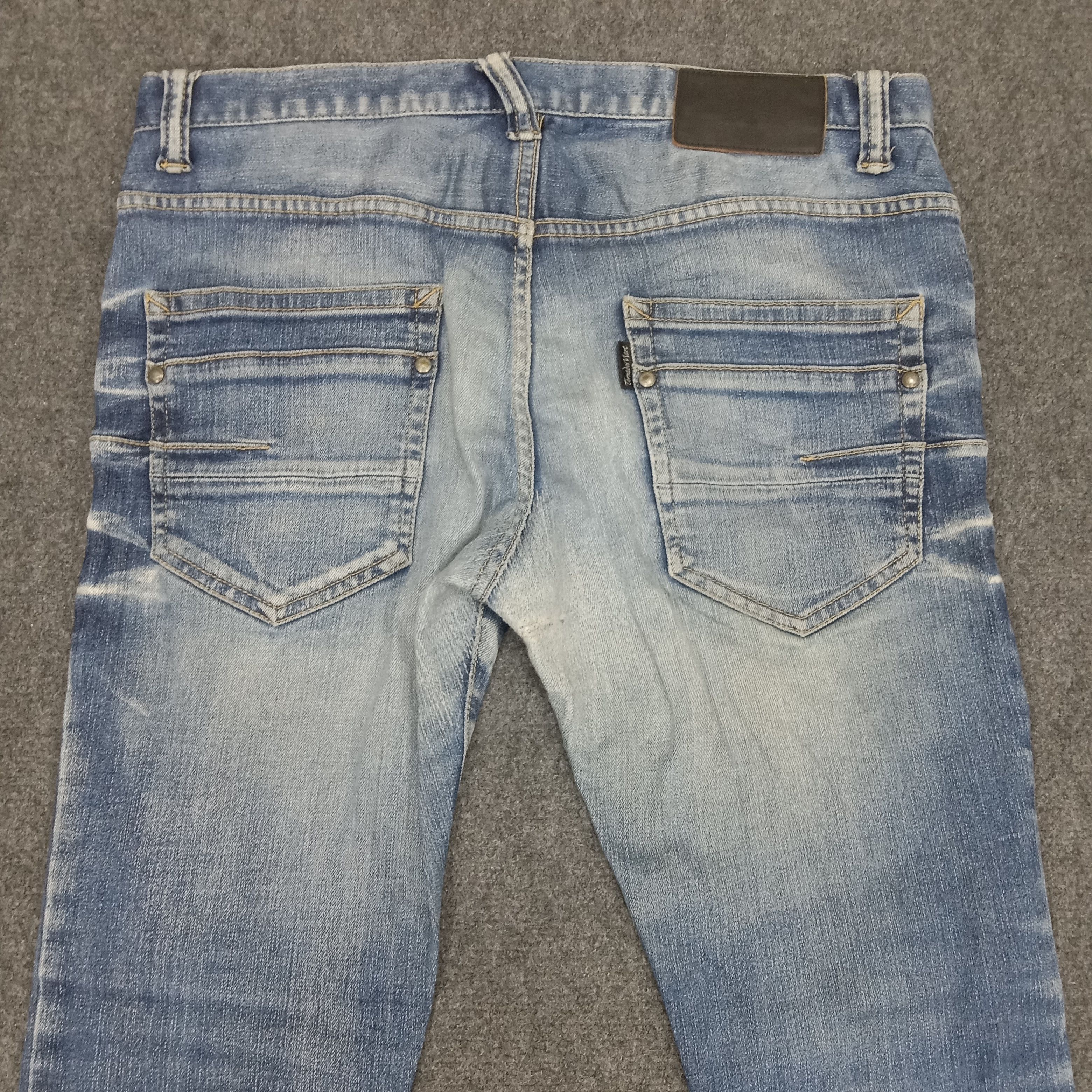 Le Grande Bleu (L.G.B.) × Tornado Mart × Vintage Tornado Mart Japanese Brand Fading Art Denim Jeans Size US 32 / EU 48 - 5 Thumbnail