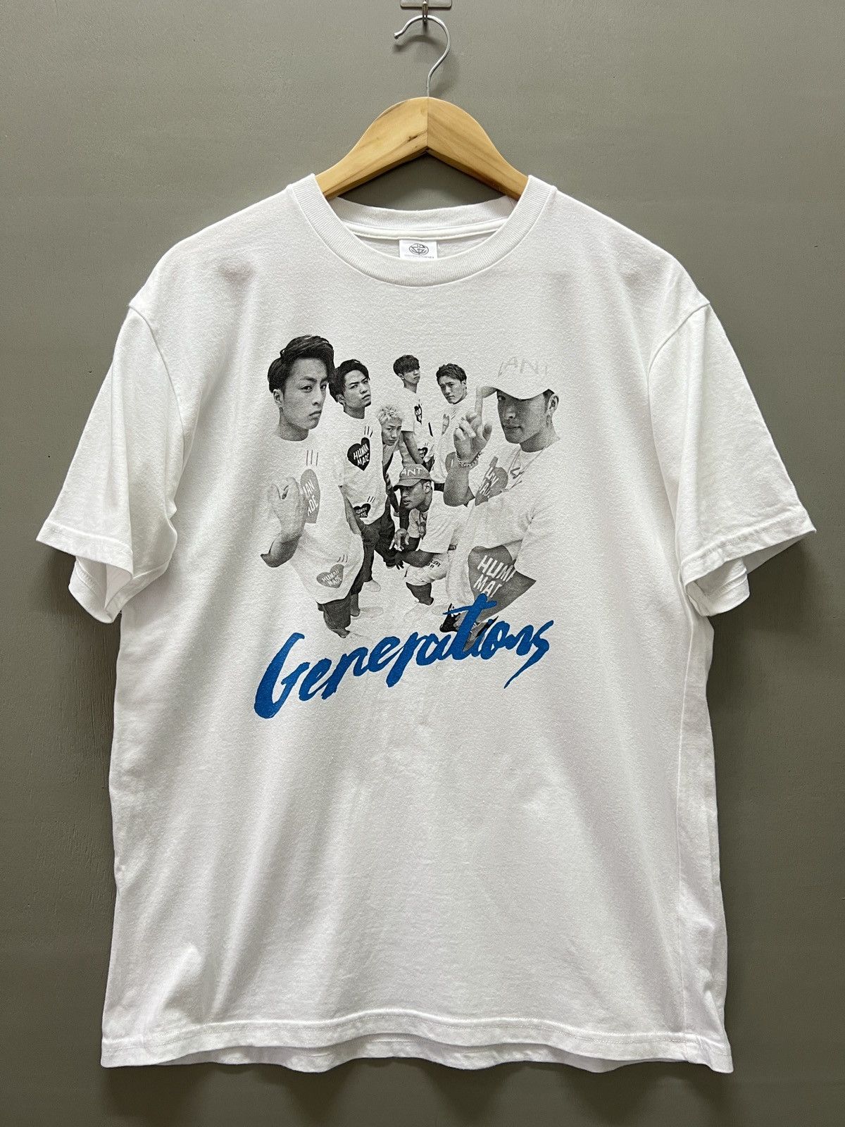 GENERATIONS - GENERATIONS×HUMANMADE  Tシャツ Band Tees × Human Made J-pop Boy Band Generations X Human