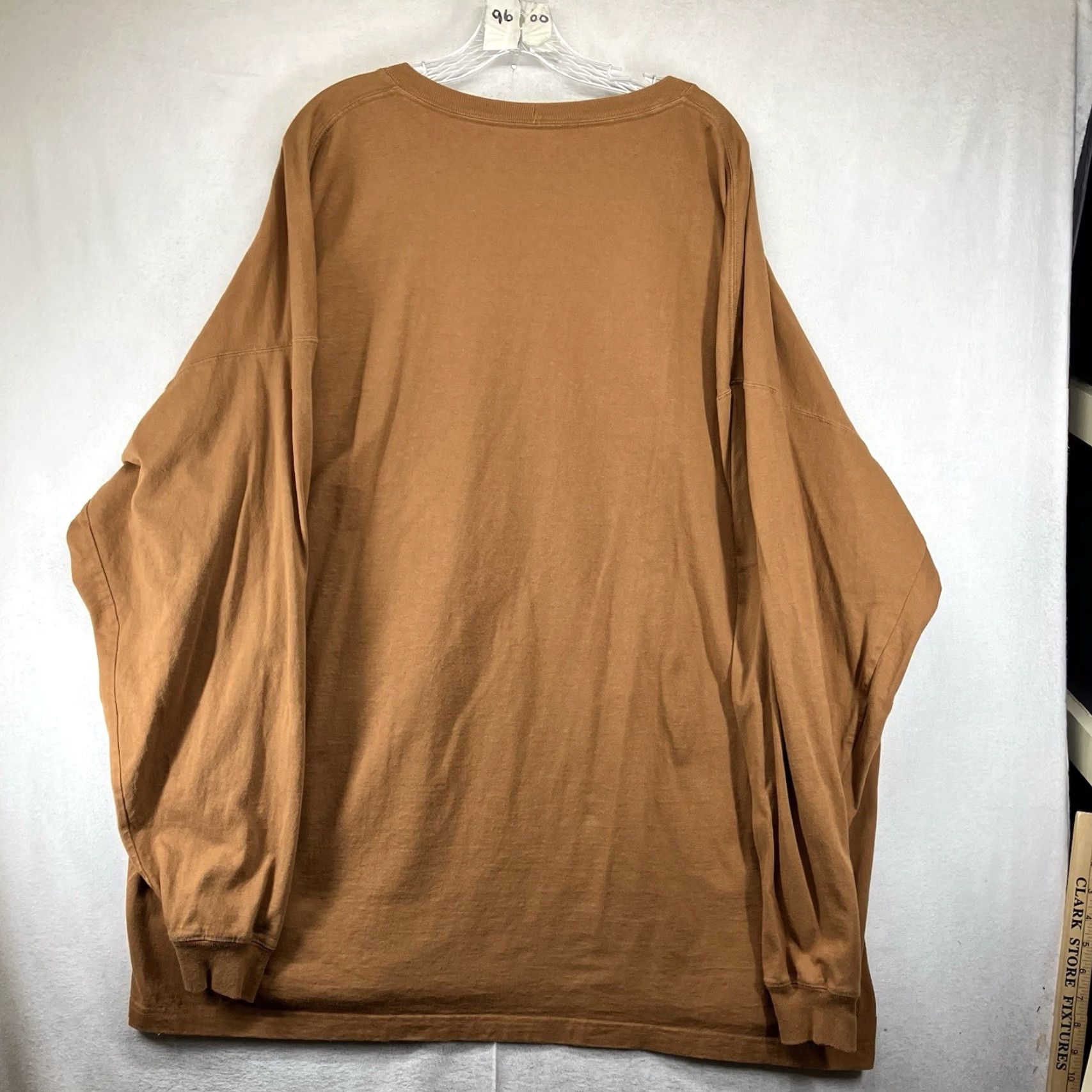 Carhartt Carhartt Mens T-Shirt Long Sleeve 4XL All Cotton Burnt Orange Brown Crew Neck Logo 2012 Outdoor Classic Heavyweight Pockets Size US XXL / EU 58 / 5 - 2 Thumbnail