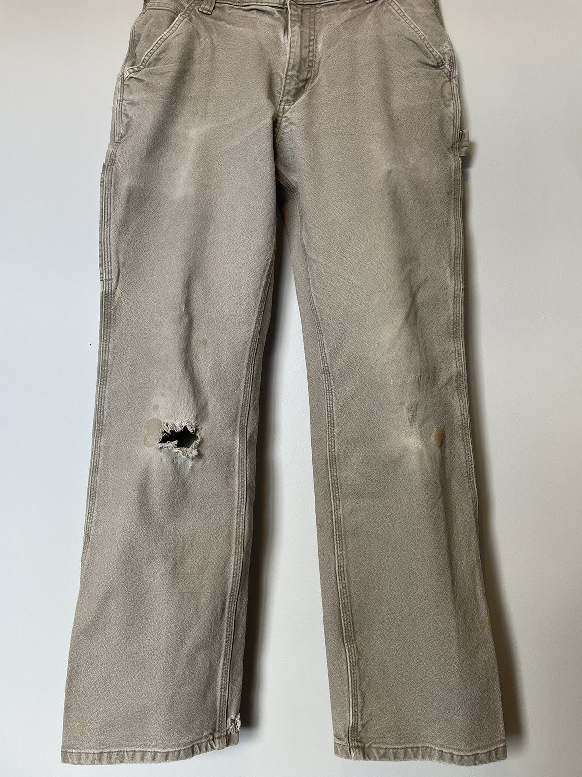 Carhartt Distressed Relax fit Carhartt Single knee work pants Size US 32 / EU 48 - 1 Thumbnail