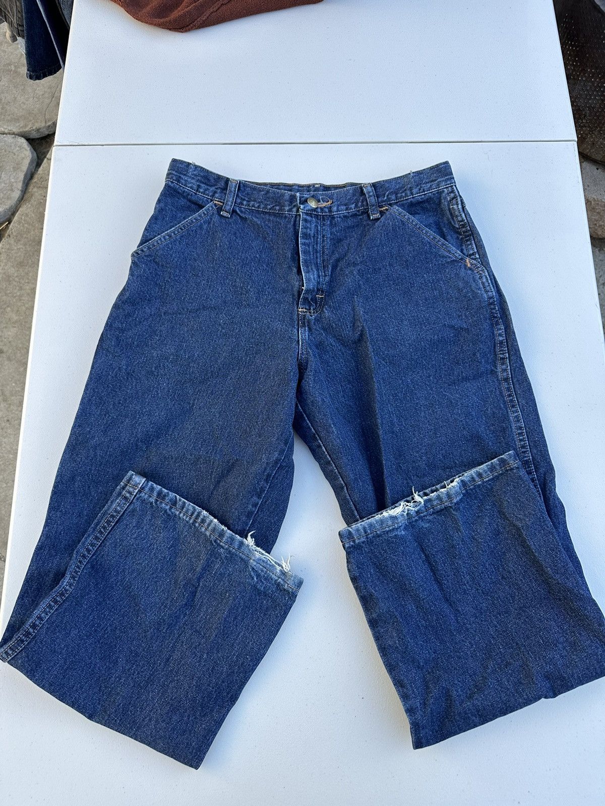 Vintage Basic baggy blue jeans Size US 30 / EU 46 - 1 Thumbnail
