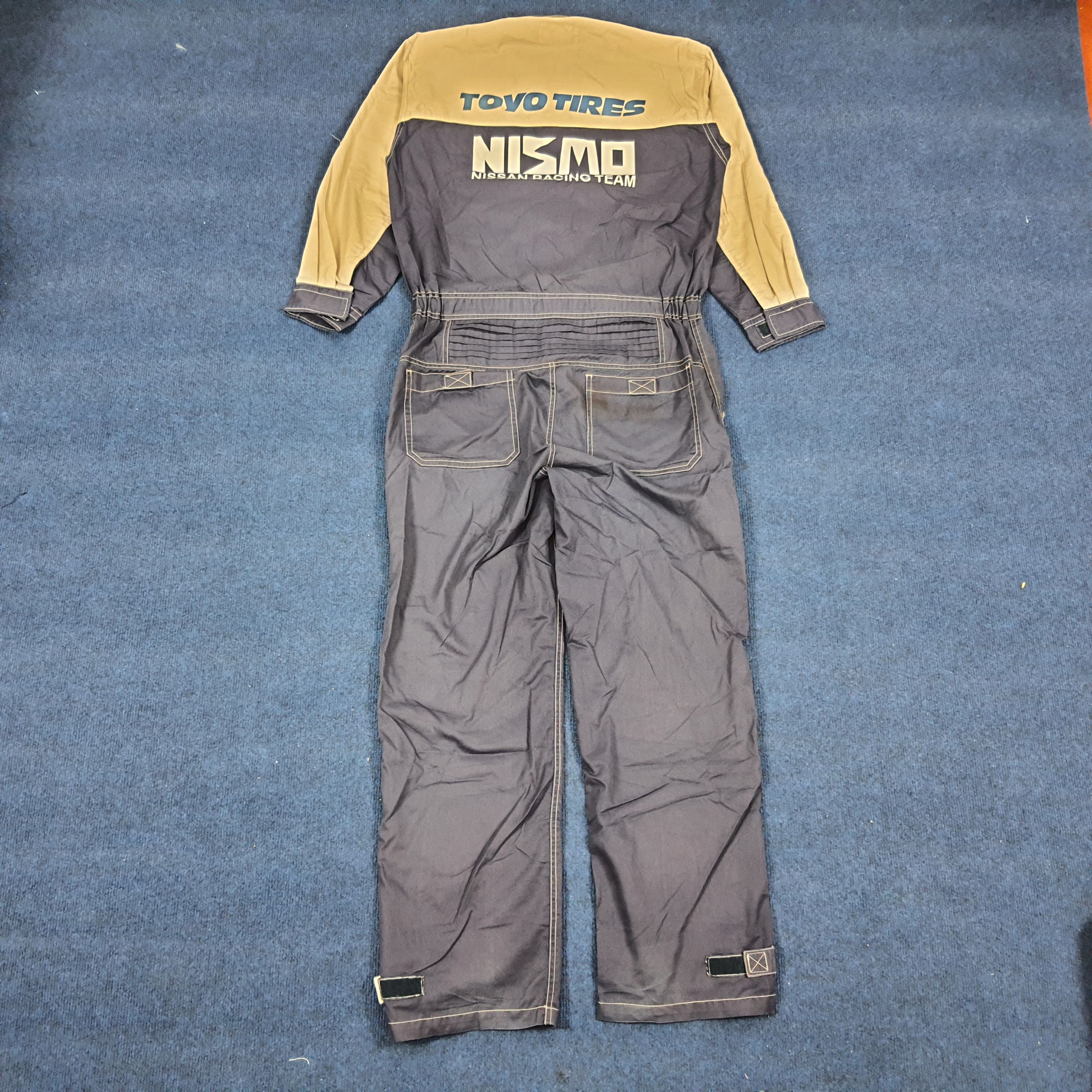 Japanese Brand × Vintage Vintage NISMO Nissan Racing Team Toyo Tires Worker Coverall Size US M / EU 48-50 / 2 - 2 Thumbnail