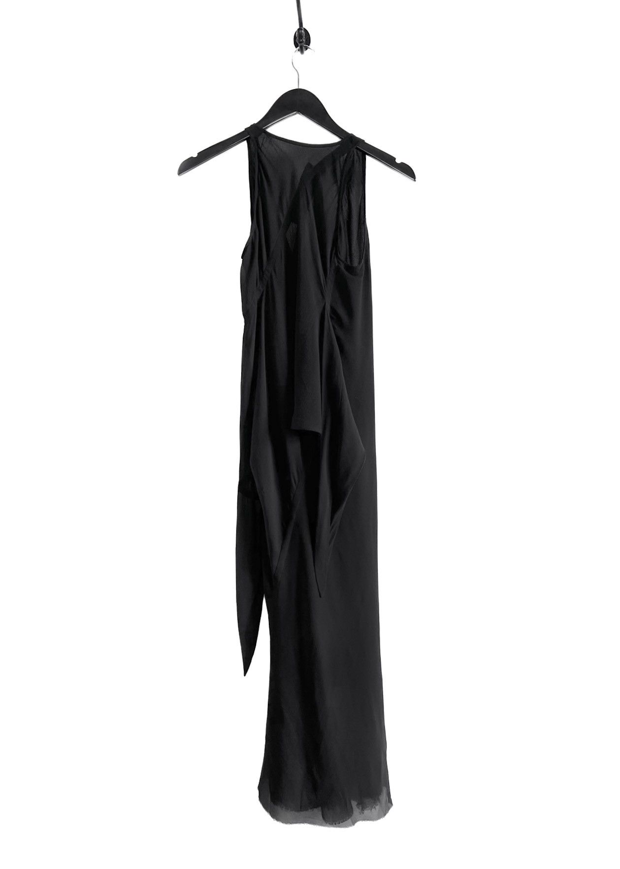 Rick Owens Rick Owens 2009 Crust Black Silk Dress Size S / US 4 / IT 40 - 3 Thumbnail