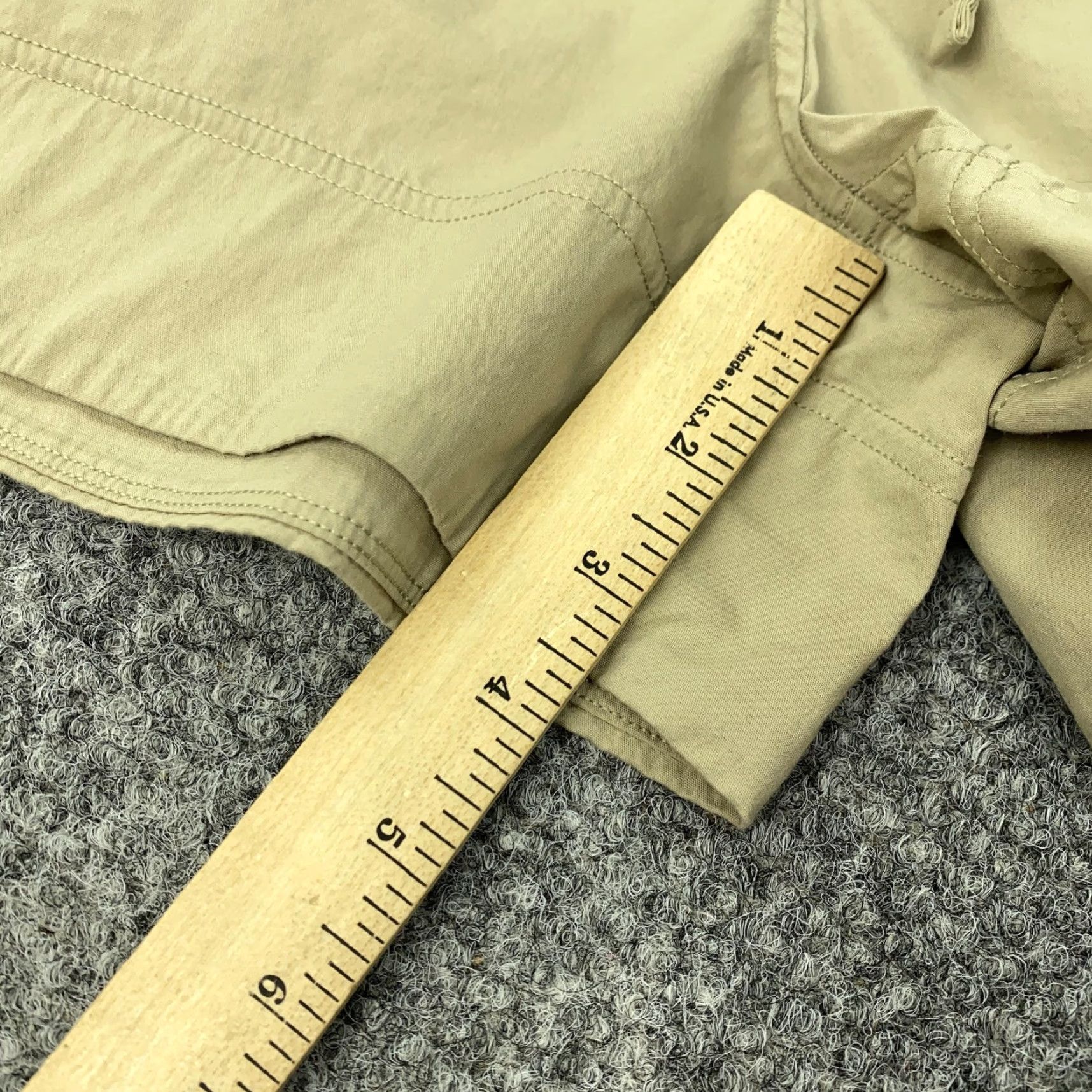 Lululemon Lululemon Shorts Small Womens Beige Drawstring Elastic Waist Cotton Blend Casual Size 28" / US 6 / IT 42 - 3 Thumbnail