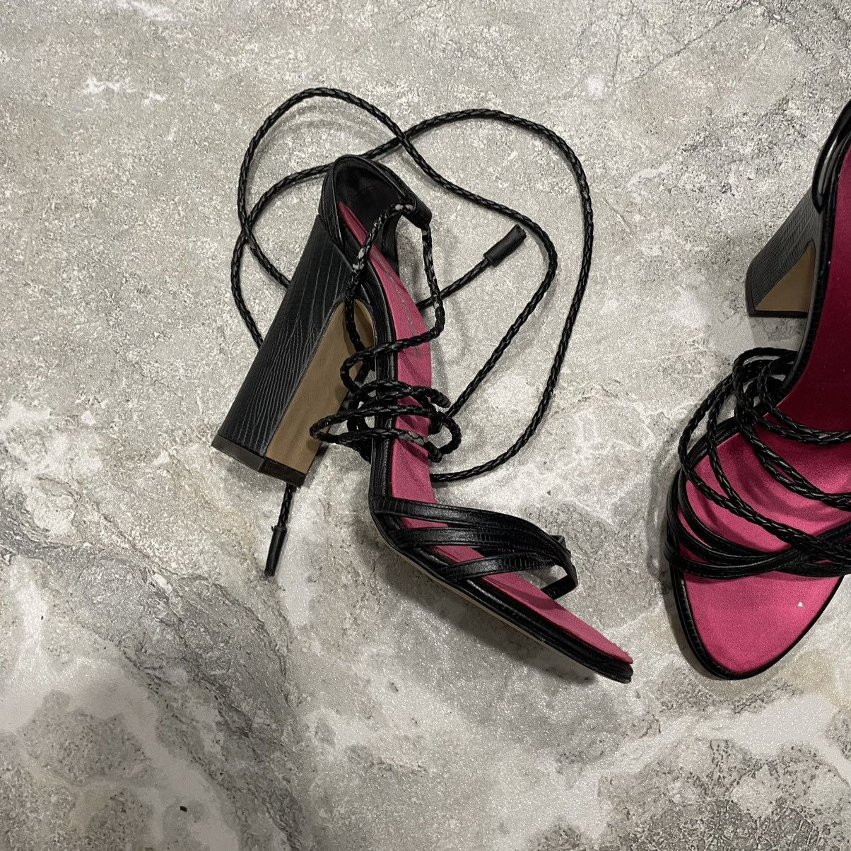 Dsquared2 × Hysteric Glamour Crazy 36.5 Dsquared Studded High Heels boots emo alt goth Size US 6.5 / IT 36.5 - 2 Thumbnail