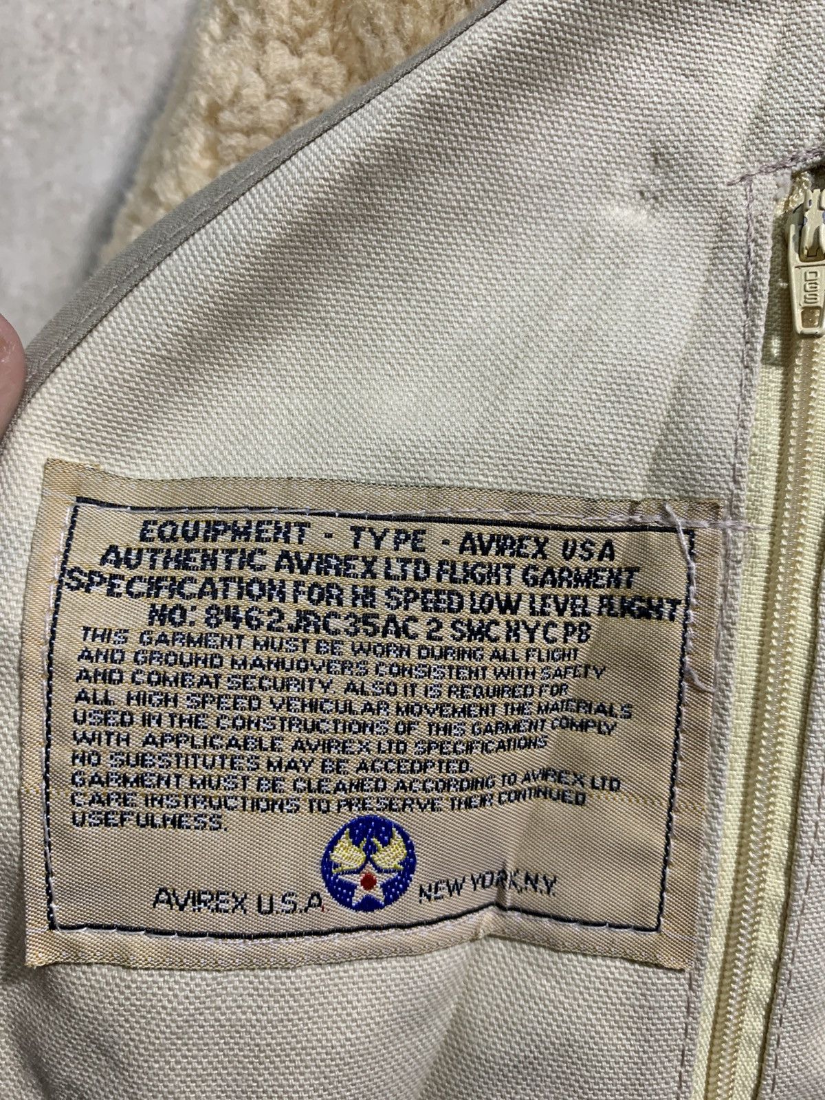 Avirex 🔥AVIREX USA SHEEPSKINS LEATHER TYPE B3 JACKETS Size US S / EU 44-46 / 1 - 10 Thumbnail