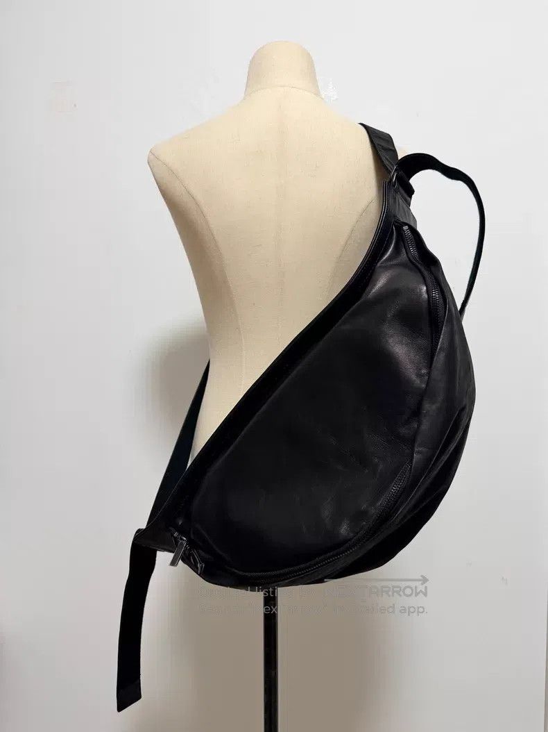Yohji Yamamoto Yohji Yamamoto Horse Leather Backpack Single Shoulder Bag Size ONE SIZE - 2 Thumbnail