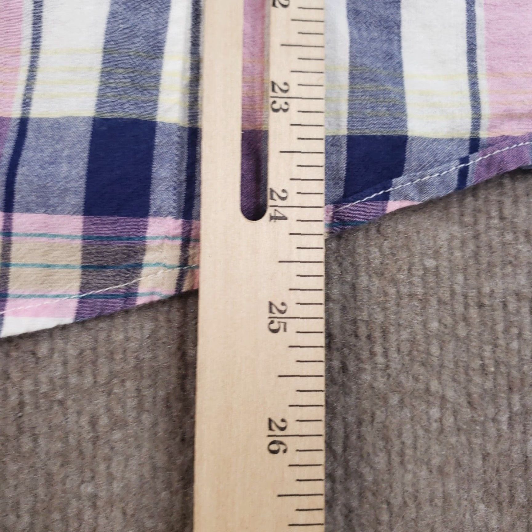 Brooks Brothers Brooks Brothers Womens Shirt 12 Pink Blue White Plaid Button Up Size XL / US 12-14 / IT 48-50 - 4 Thumbnail