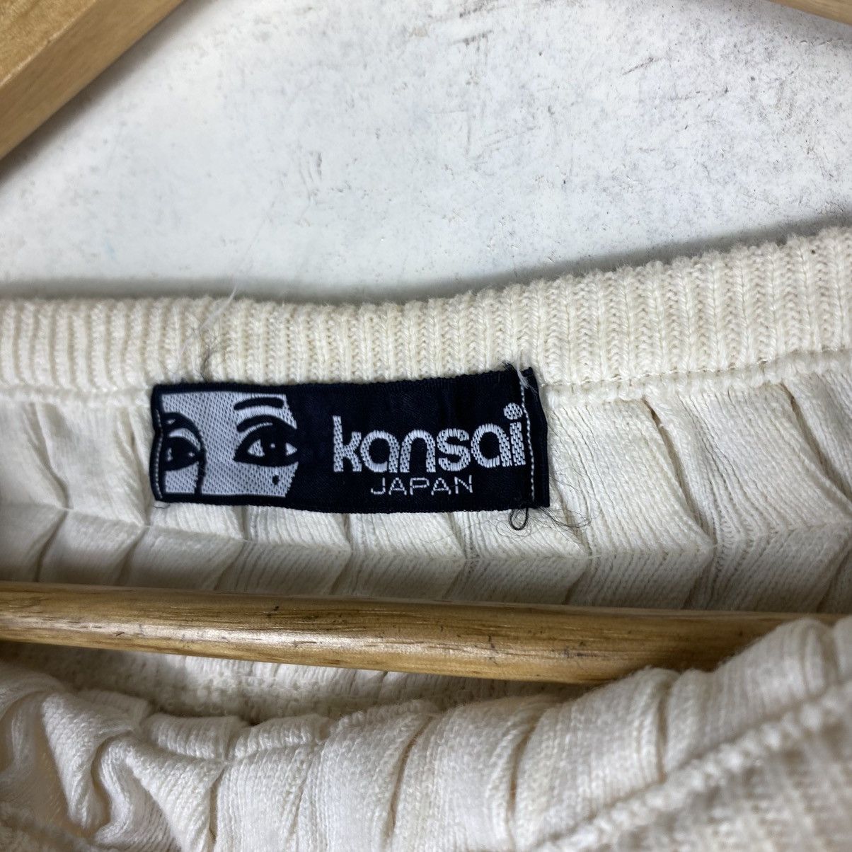 Japanese Brand × Kansai Yamamoto 💥 KANSAI YAMAMOTO CROP TOP JUMPER Size M / US 6-8 / IT 42-44 - 6 Thumbnail