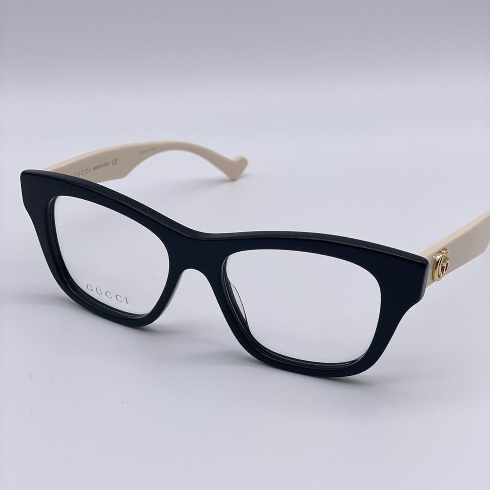 Gucci BRAND NEW GUCCI GG0999O 002 Black/White Transparent Women Size ONE SIZE - 6 Thumbnail