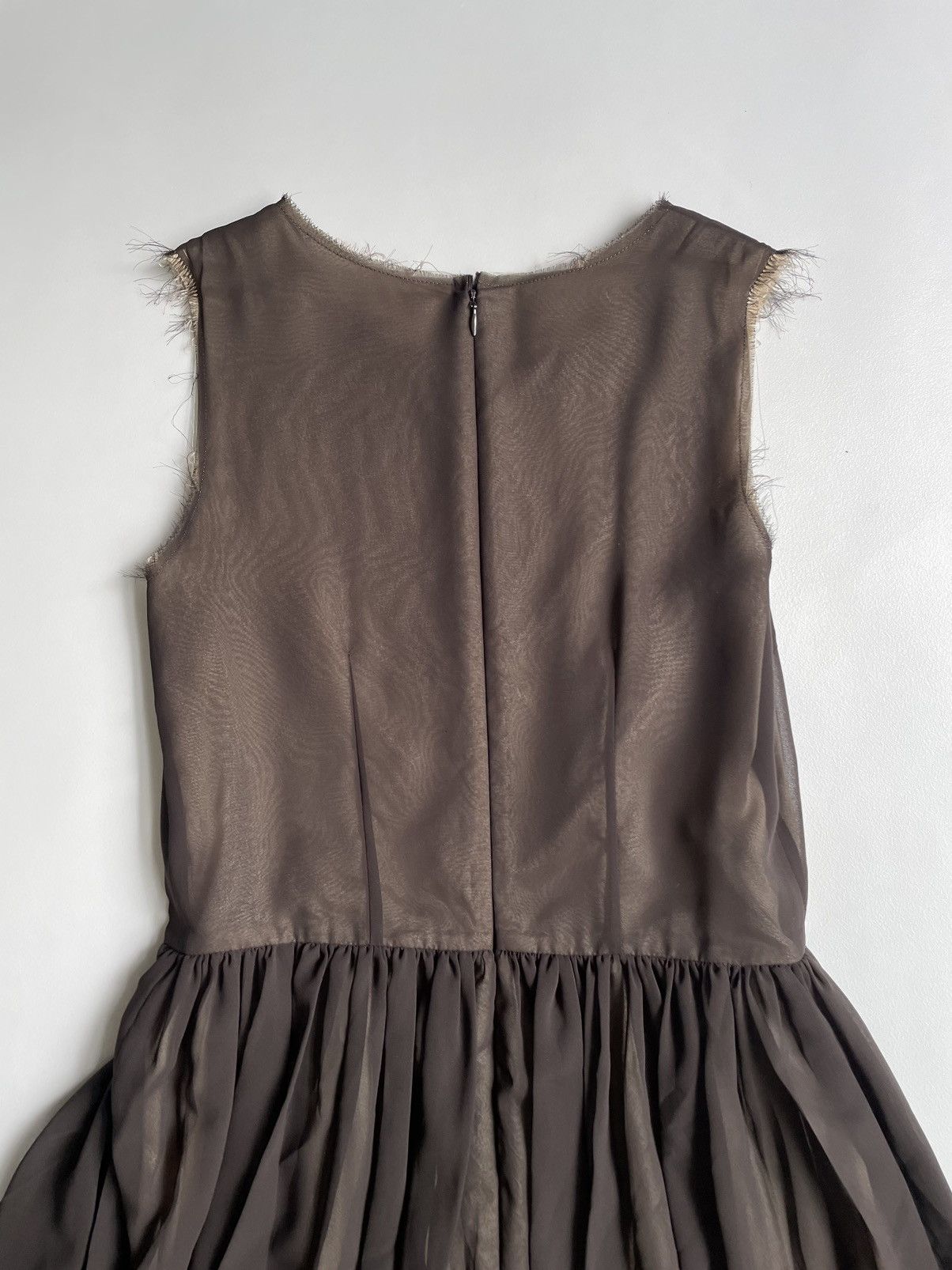 Maison Margiela S/S 03 Raw Edge Lifted Up Skirt Dress Size M / US 6-8 / IT 42-44 - 19 Thumbnail