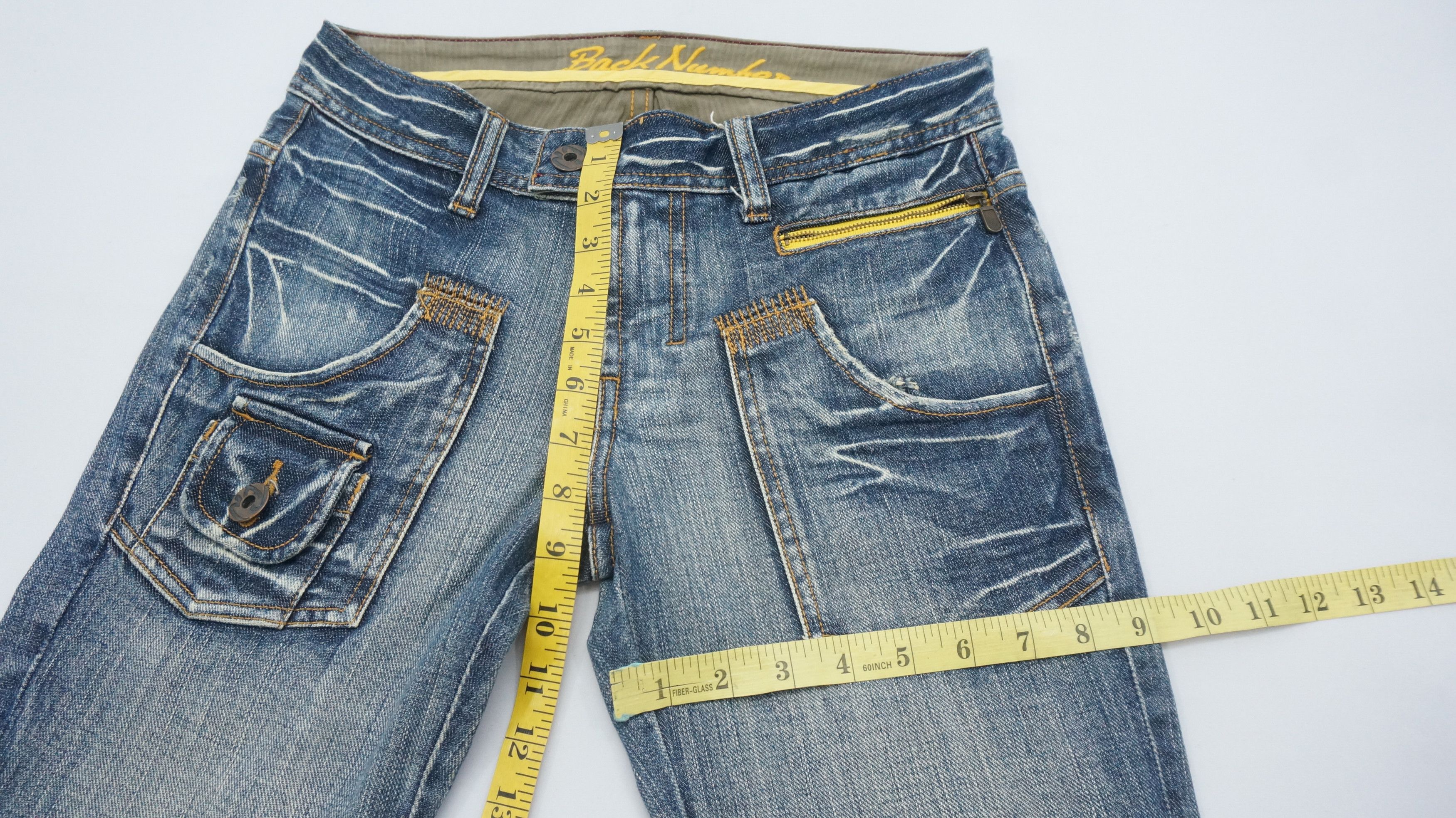 🔥 Japan Back Number Lowrise Flared Women Bush Jeans 🔥