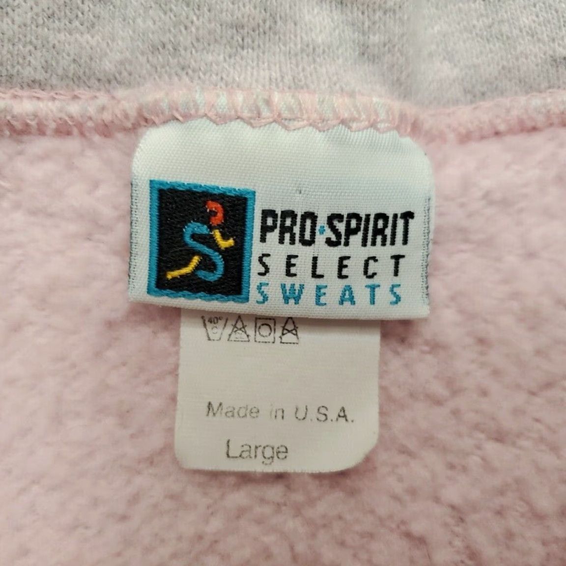 Vintage VINTAGE Pro Spirit Sweatshirt Women L Pink 80s 90s Made in USA Sweatshirt Casual Men’s/Women’s? Size L / US 10 / IT 46 - 5 Thumbnail