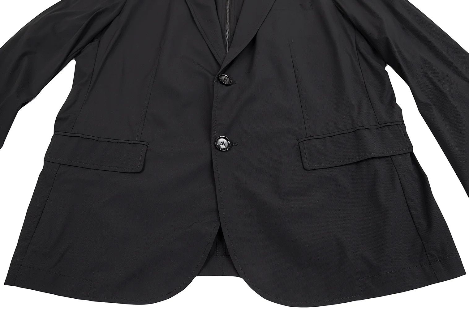 Emporio Armani Stretch Zip Jacket in Black Size 54 Size US L / EU 52-54 / 3 - 8 Thumbnail