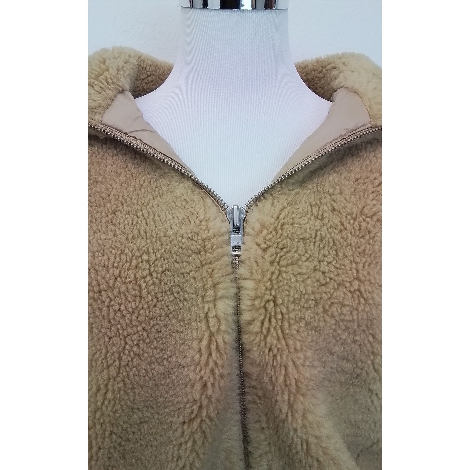 Free People Free People Sherpa Jacket Women's S Tan Brown Cropped NWT Size S / US 4 / IT 40 - 4 Thumbnail
