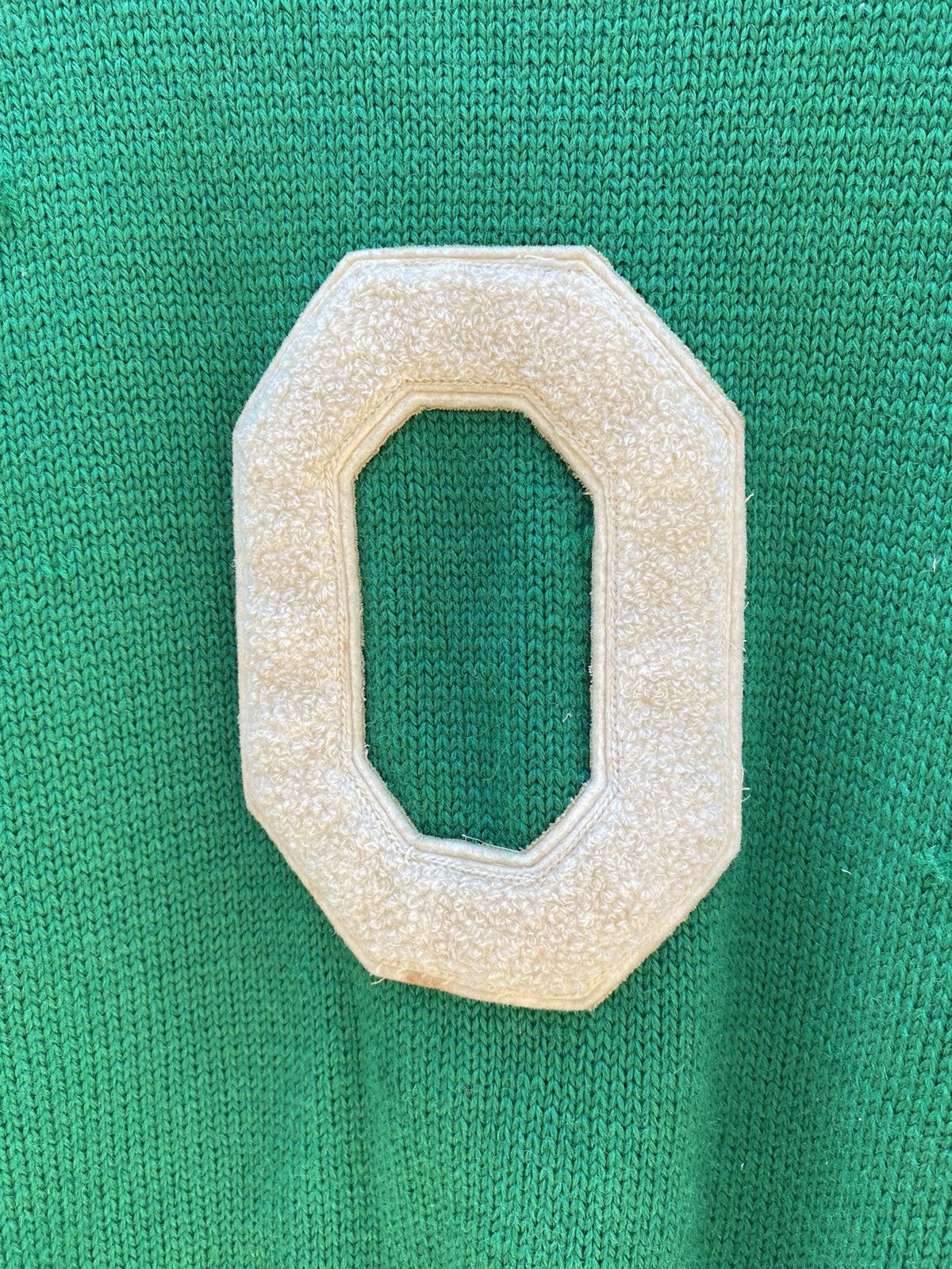 Designer × Vintage Nelson knitting Green Knit Sweater with Front Logo Patch Size M / US 6-8 / IT 42-44 - 4 Thumbnail