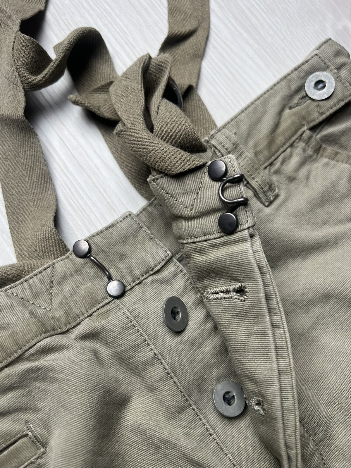 Maison MIHARA YASUHIRO Early Collection Mihara Yasuhiro Suspender Military Pants Size US 32 / EU 48 - 6 Thumbnail