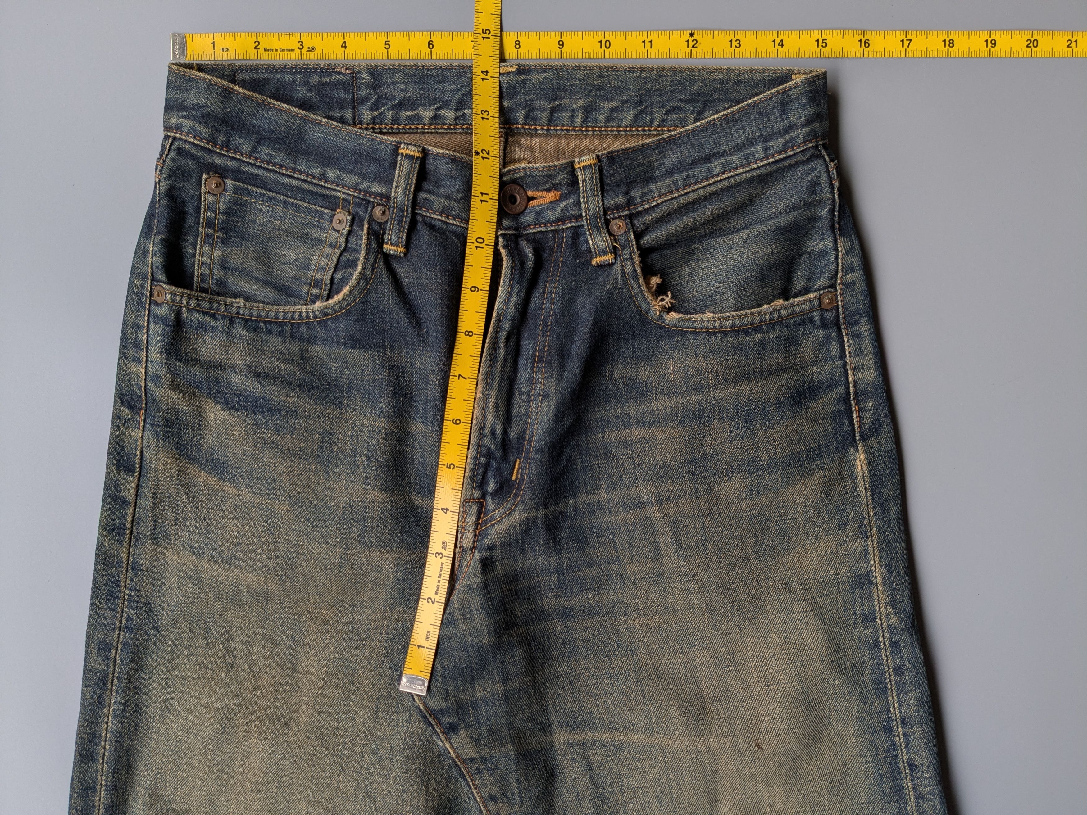 Edwin Edwin 505x mudwash selvedge jeans Size US 30 / EU 46 - 9 Thumbnail