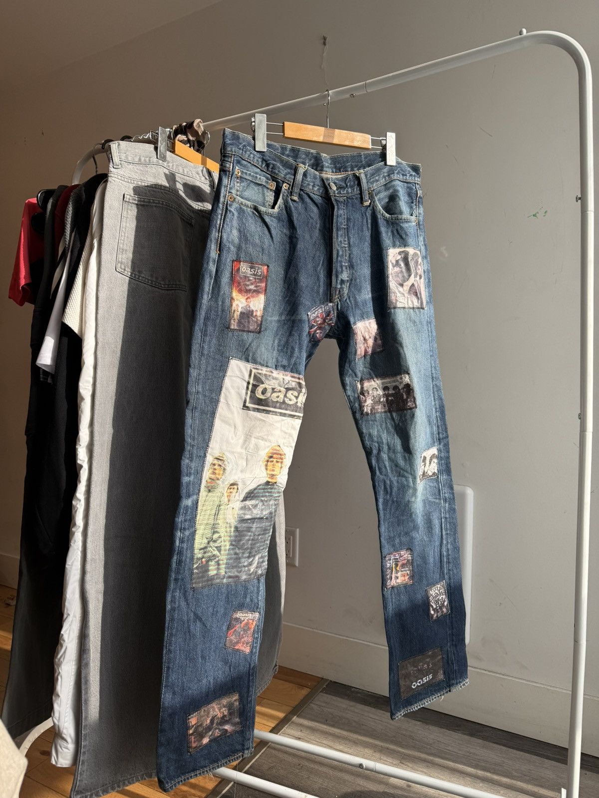Levi's 1-of-1 Custom Levi's 501 "Oasis" Patchwork Jeans Size US 34 / EU 50 - 1 Thumbnail