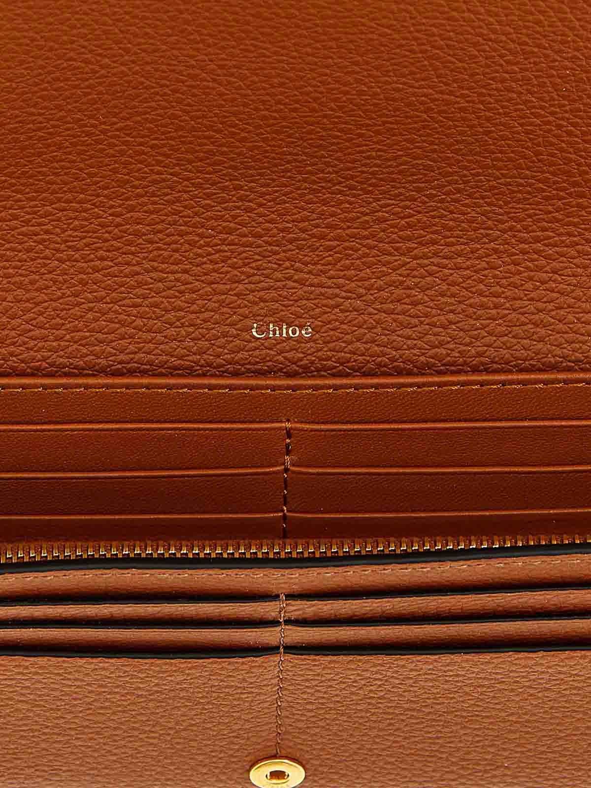Chloe o1loc1c10226 Size: OS / Marcie Long Wallet in Tan Size ONE SIZE - 3 Thumbnail