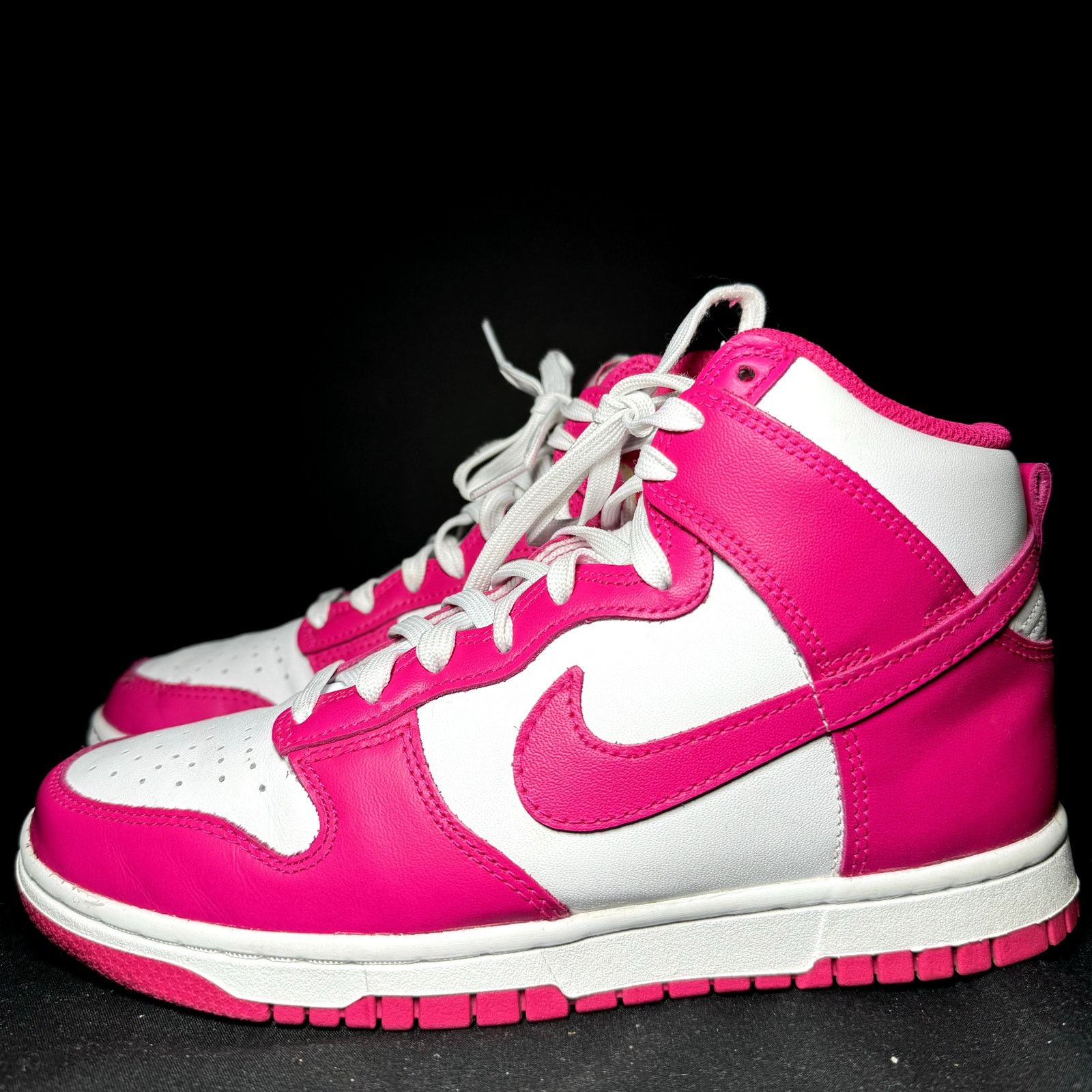Nike Size 6.5 - Wmns Nike Dunk High Pink Prime Women's Shoes Size US 6.5 / IT 36.5 - 9 Thumbnail