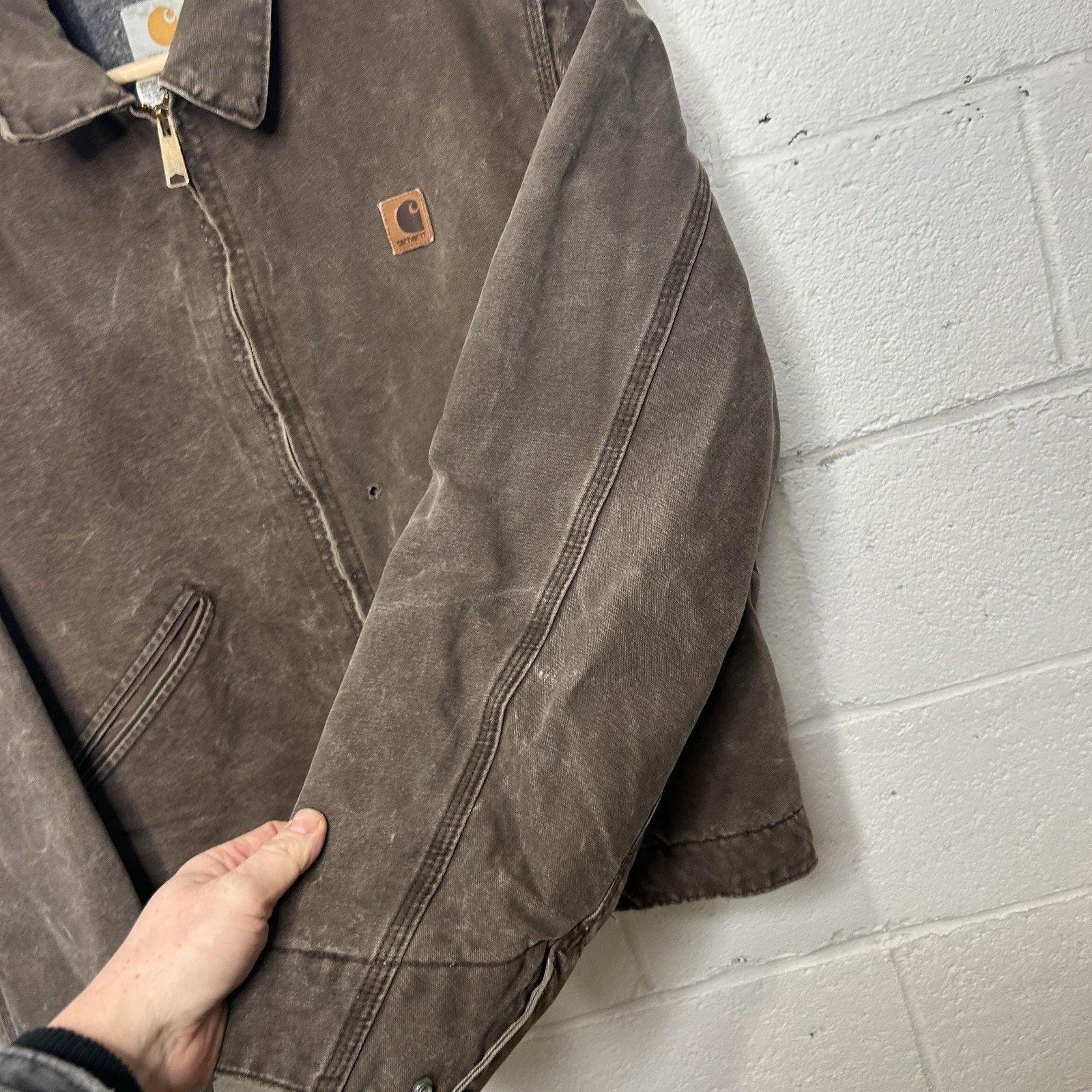 Carhartt Vintage Carhartt Blanket-Lined Detroit Jacket “Chestnut” Size US L / EU 52-54 / 3 - 4 Thumbnail