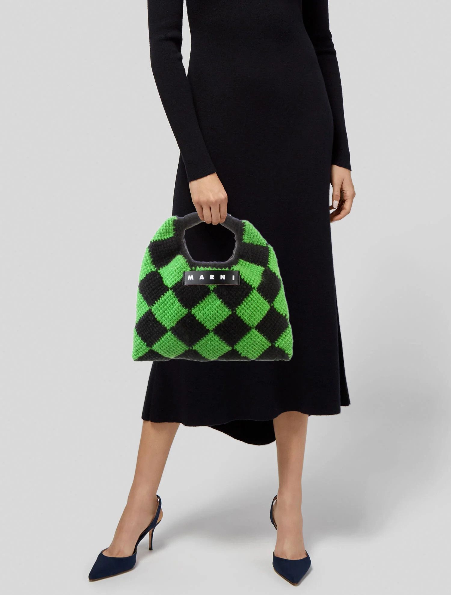Marni o1f1d3z0525 Size: OS / Handle Bag in Green/Black Size ONE SIZE - 2 Thumbnail