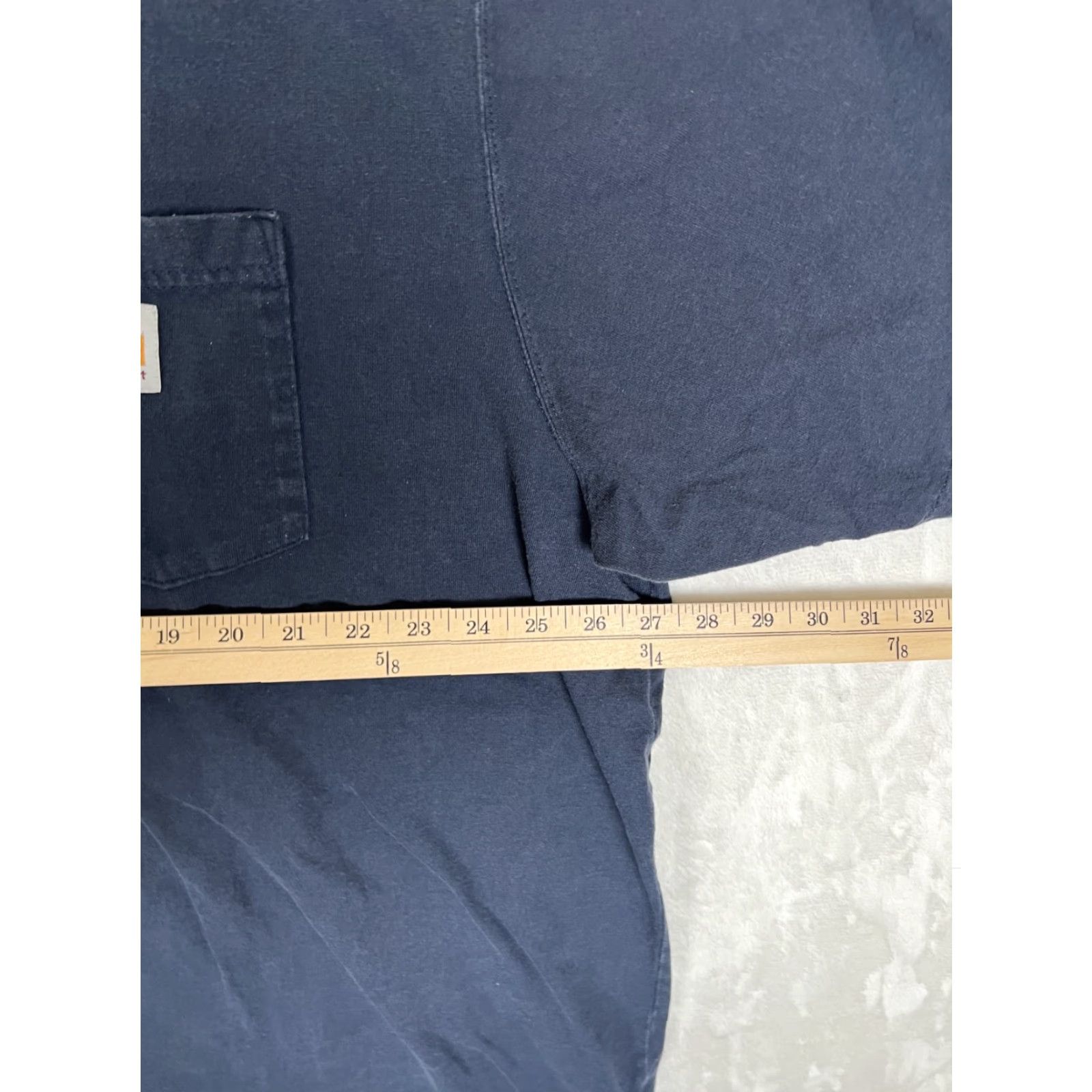 Carhartt Carhartt T-Shirt Men Pocket Henley 2XL Green Sun Faded Grunge K87 Regular Short Sleeve, Cotton, Knit, Pockets, 2020s, Men Size US L / EU 52-54 / 3 - 5 Thumbnail